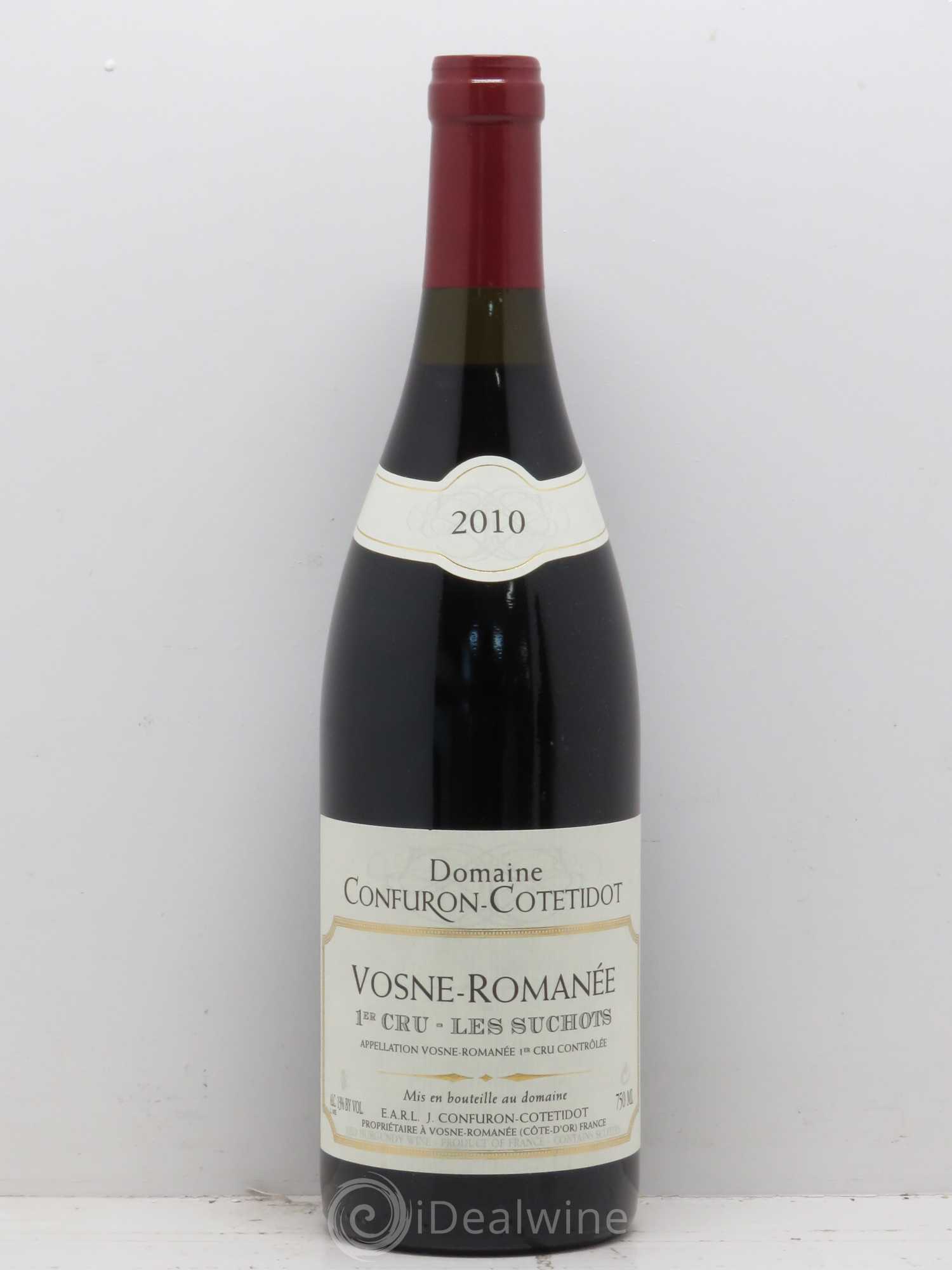 Vosne-Romanée 1er Cru Les Suchots Confuron-Cotetidot 2010 - Lot de 1 bouteille - 0
