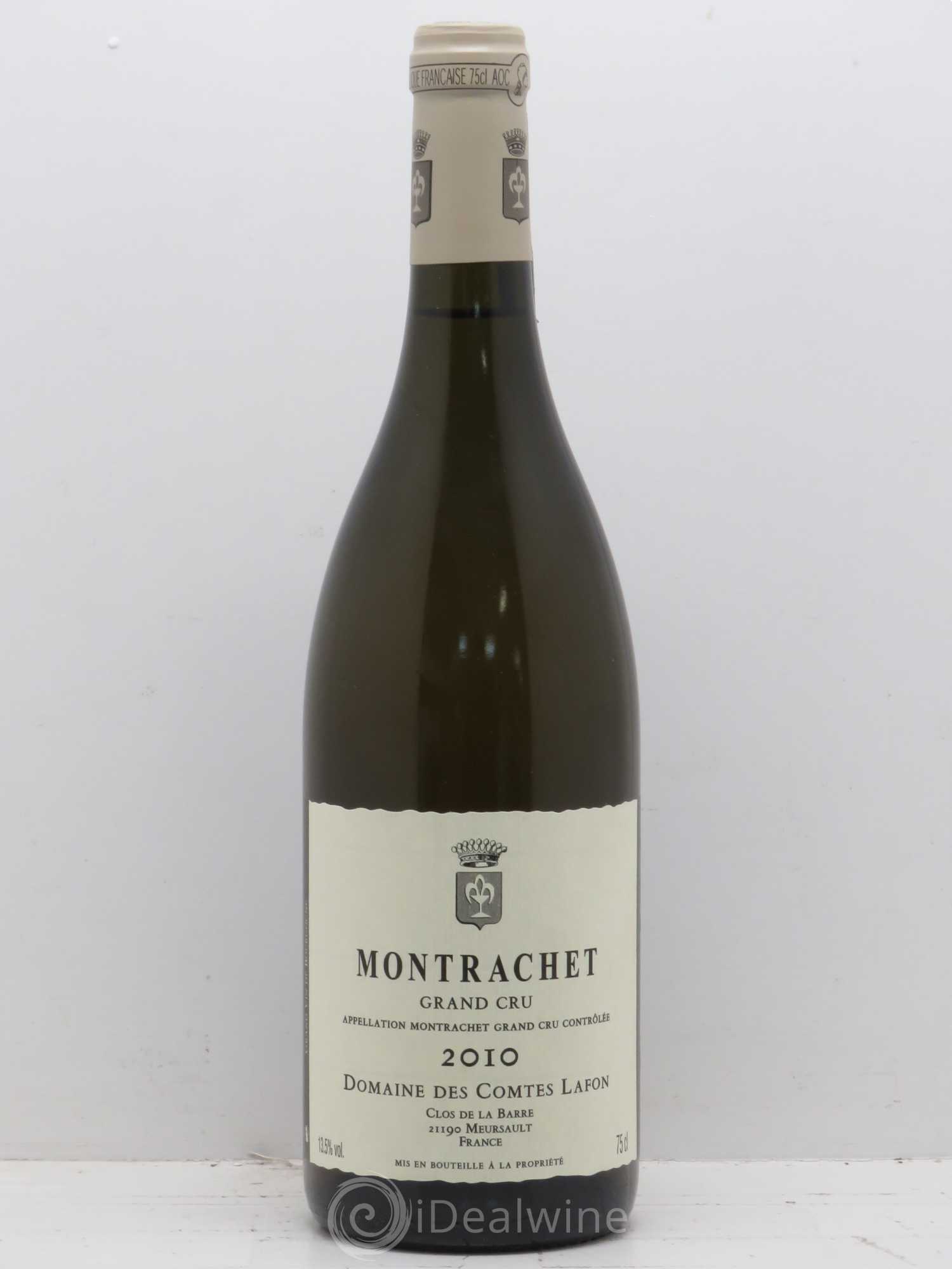 Montrachet Grand Cru Comtes Lafon (Domaine des) 2010 - Lot de 1 bouteille - 0