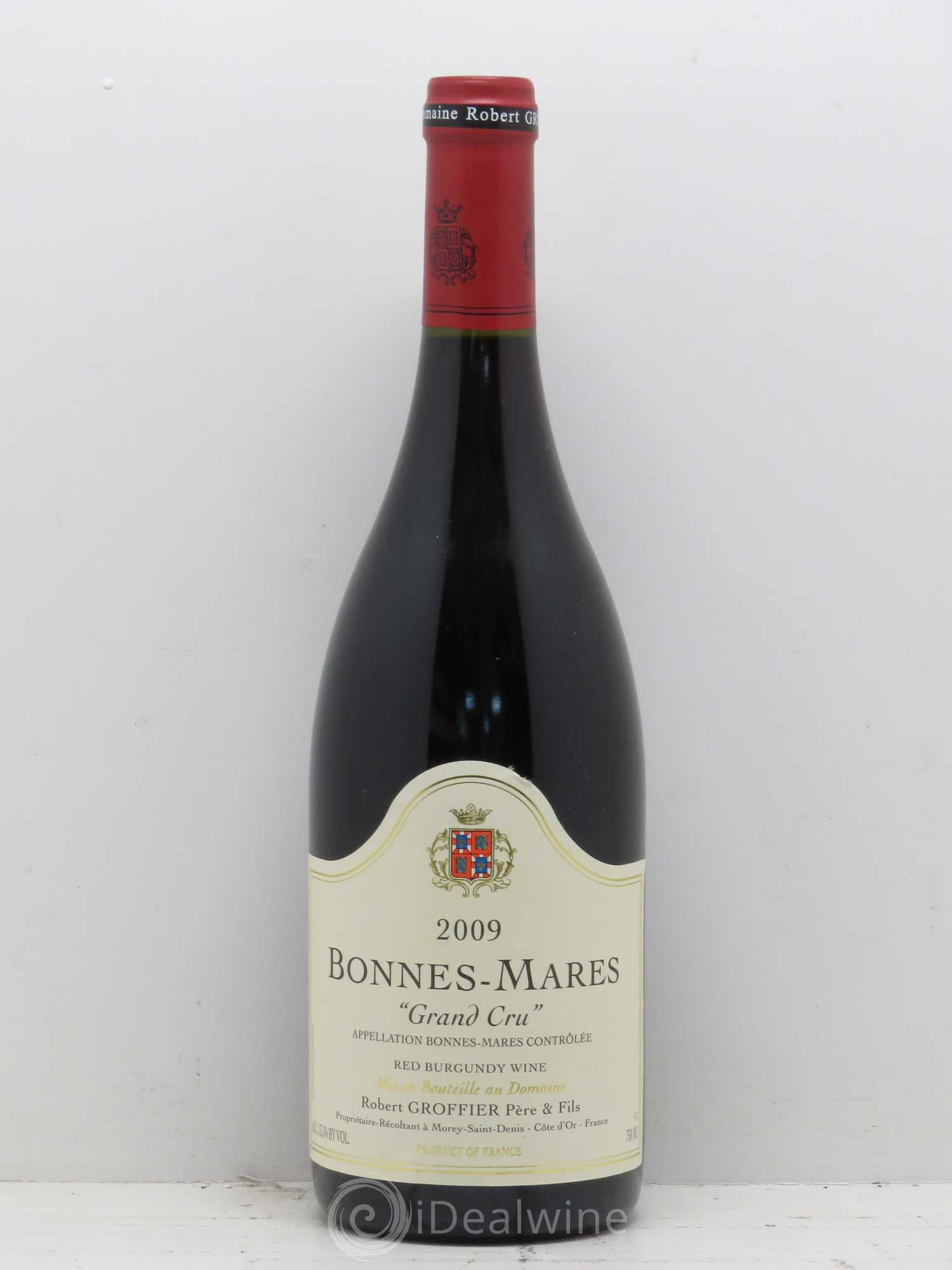 Bonnes-Mares Grand Cru Robert Groffier Père & Fils (Domaine) 2009 - Lot de 1 bouteille - 0