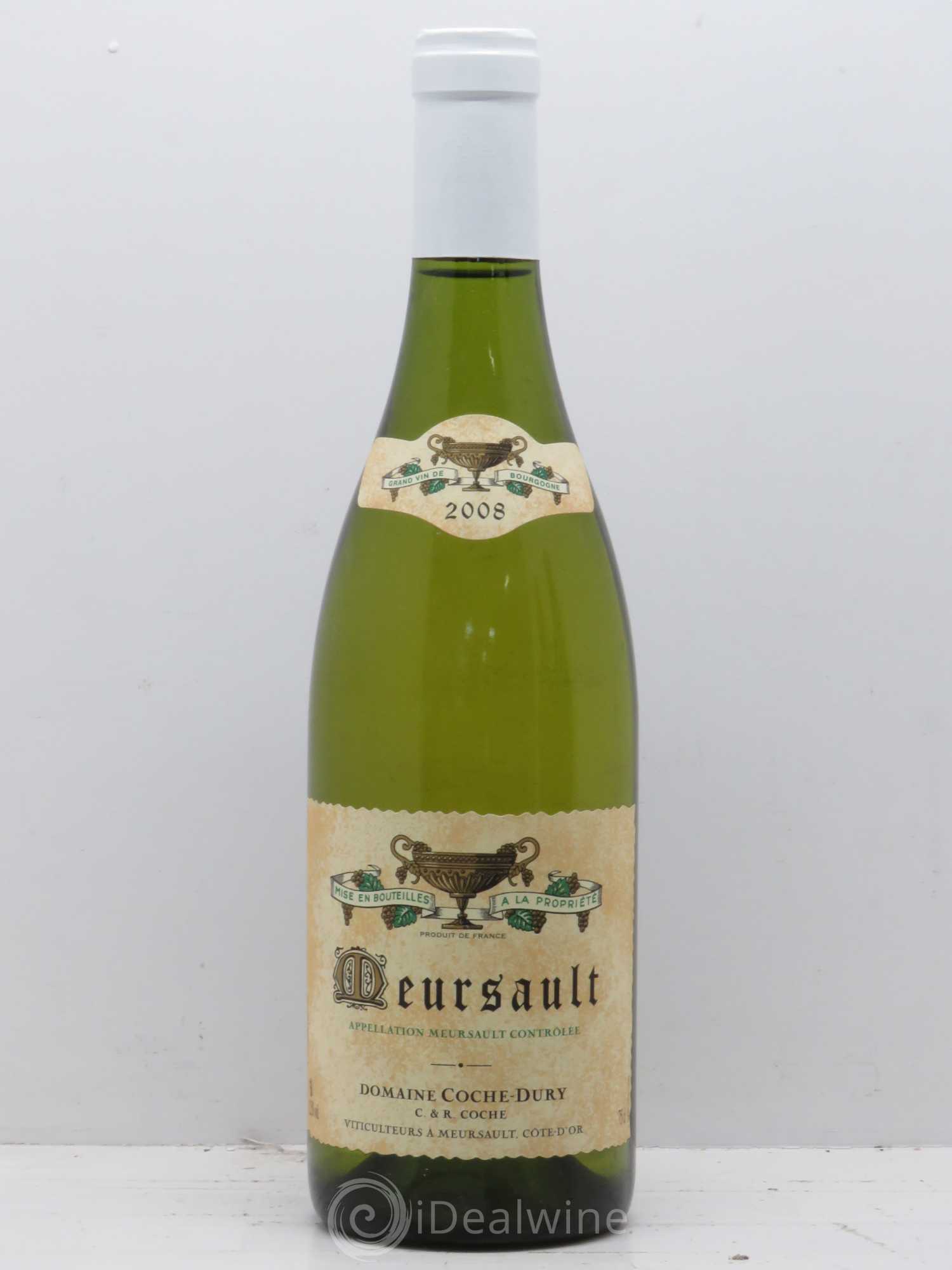 Meursault Coche Dury (Domaine) 2008 - Lot de 1 bouteille - 0