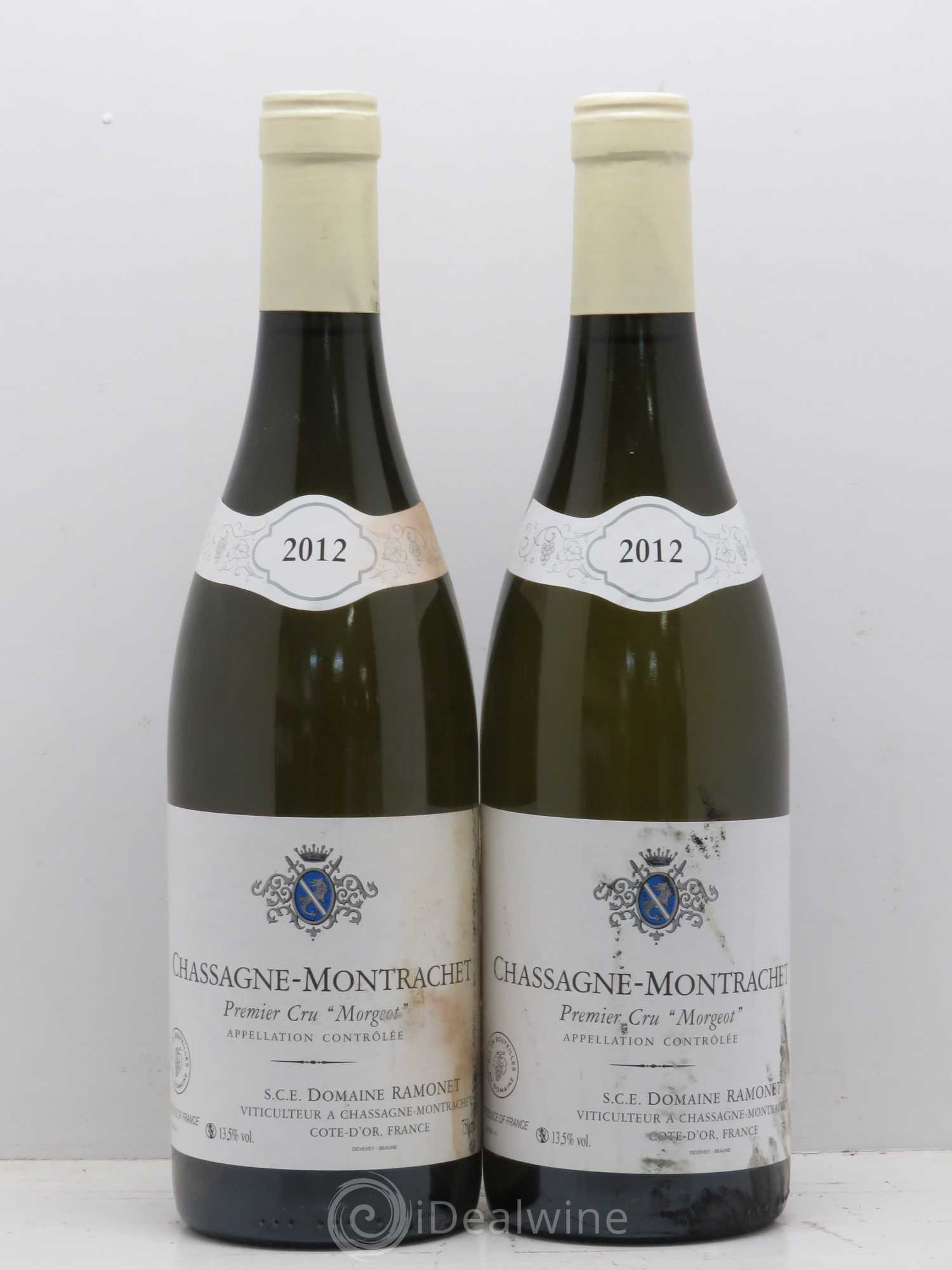 Chassagne-Montrachet 1er Cru Morgeot Ramonet (Domaine) 2012 - Lot de 2 bouteilles - 0