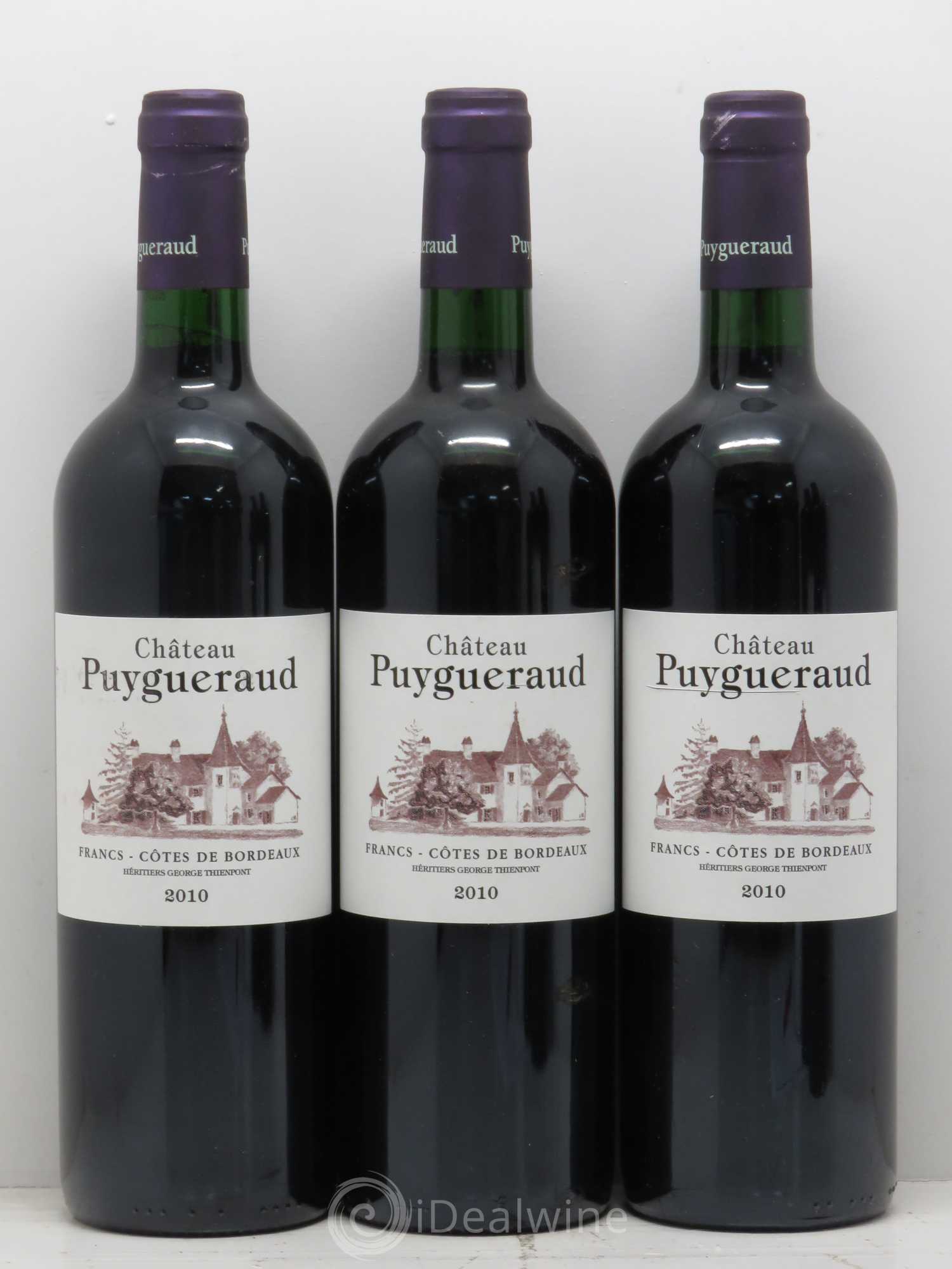 Château Puygueraud 2010 - Lot de 5 bouteilles - 1