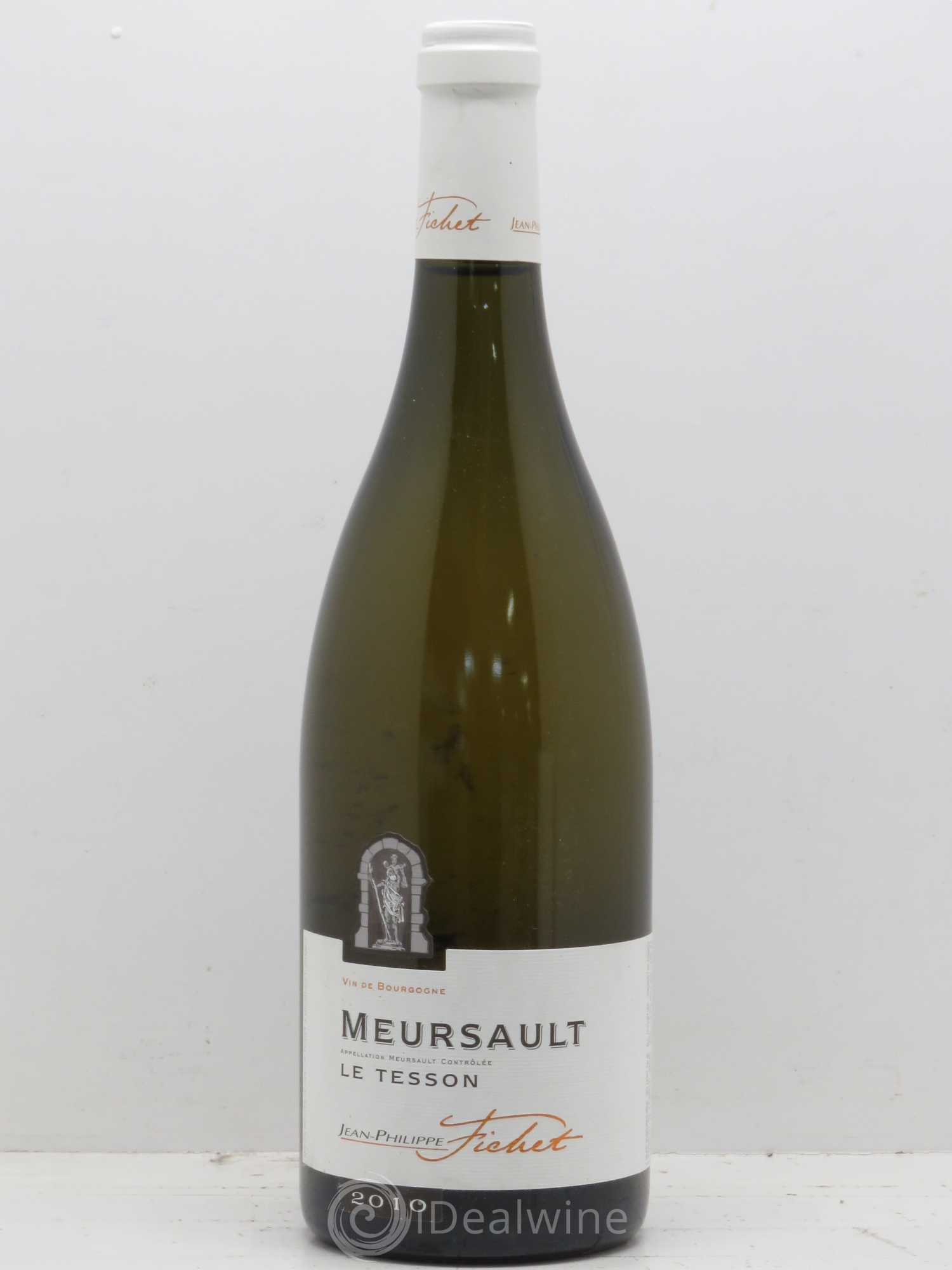 Meursault Les Tessons Jean-Philippe Fichet 2010 - Lot de 1 bouteille - 0
