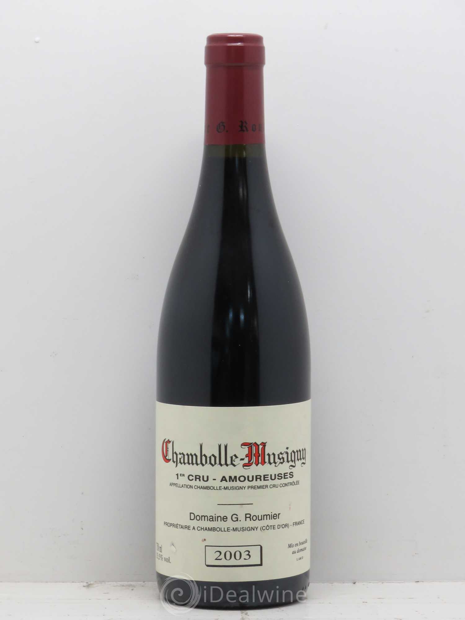 Chambolle-Musigny 1er Cru Les Amoureuses Georges Roumier (Domaine) 2003 - Lot de 1 bouteille - 0