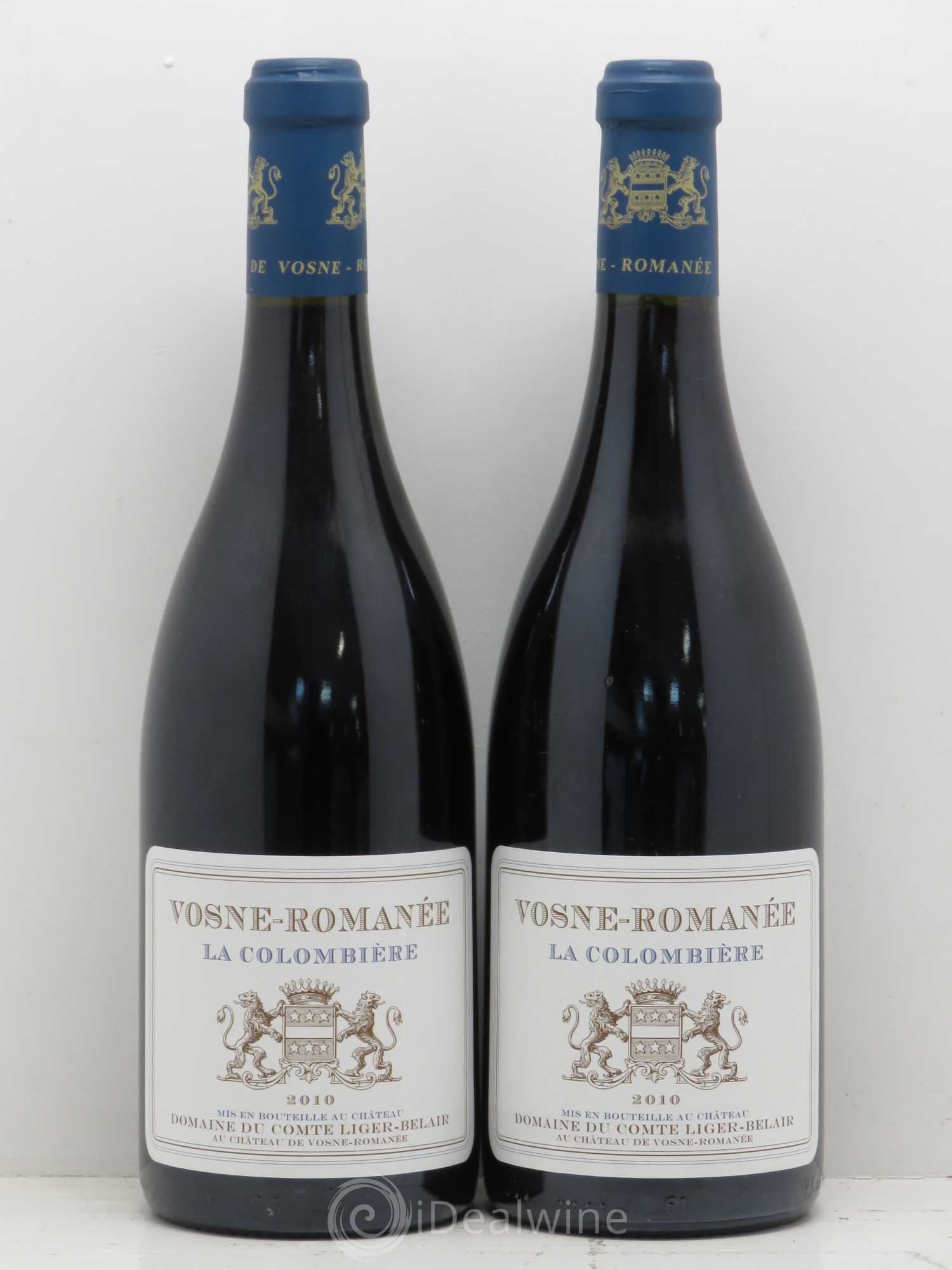 Vosne-Romanée La Colombière Comte Liger-Belair (Domaine du) 2010 - Lot de 2 bouteilles - 0