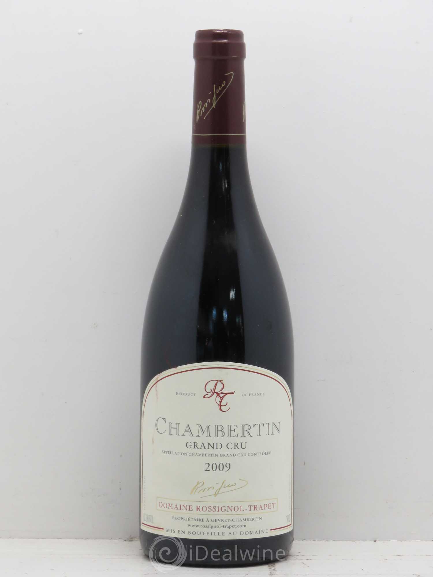 Chambertin Grand Cru Rossignol-Trapet (Domaine) 2009 - Lot de 1 bouteille - 0