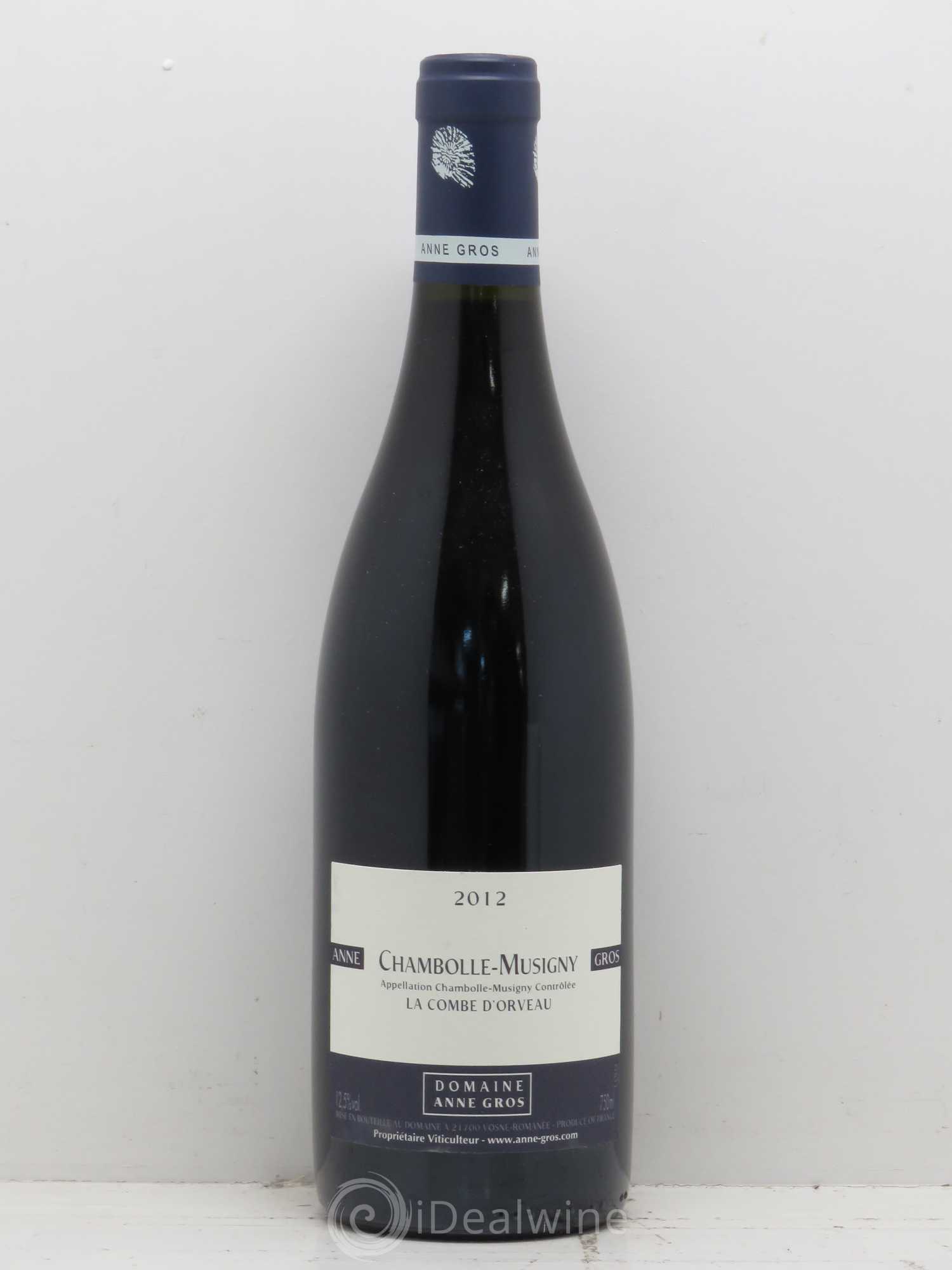 Chambolle-Musigny La Combe d'Orveau Anne Gros 2012 - Lot de 1 bouteille - 0