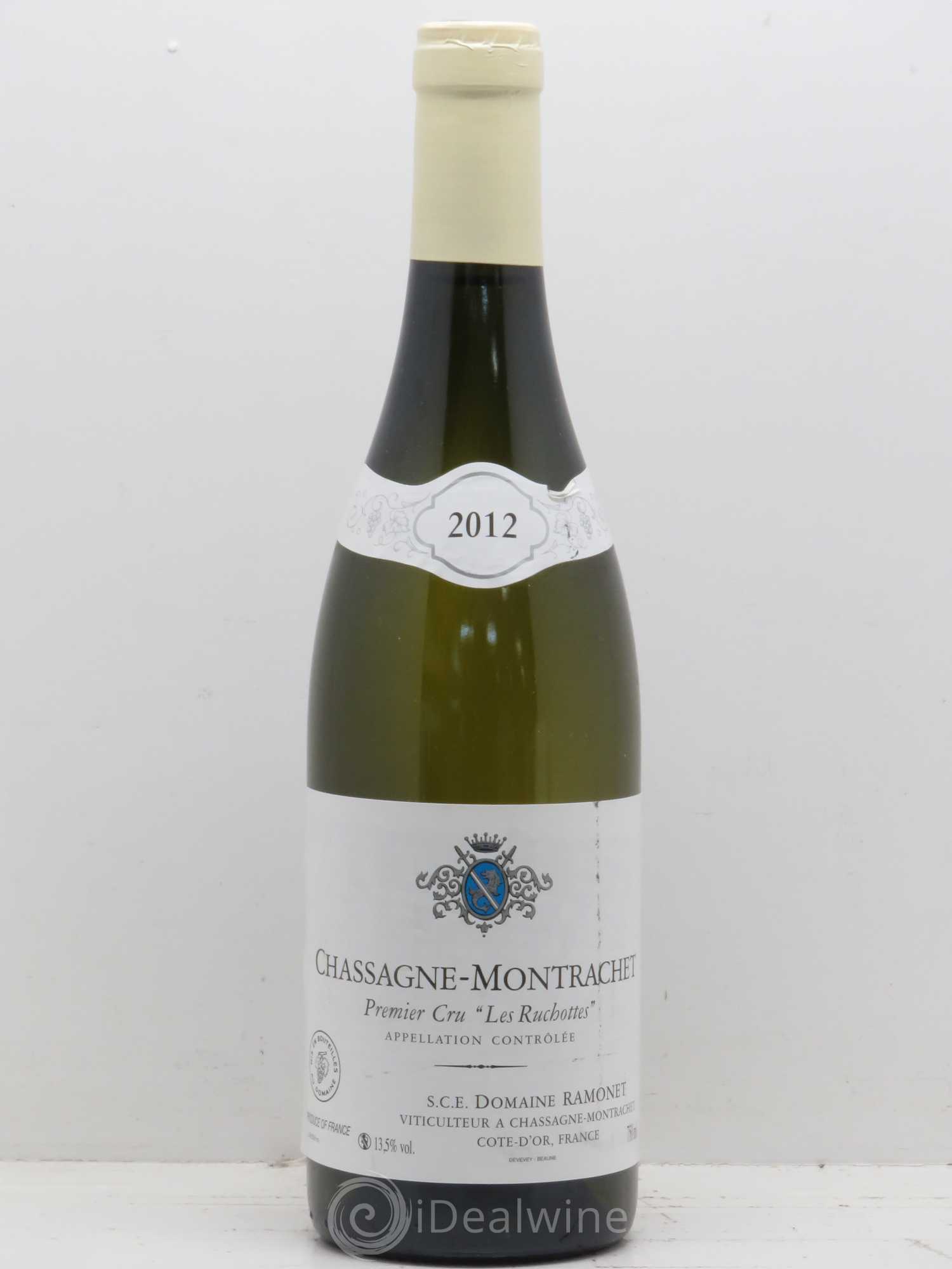 Chassagne-Montrachet 1er Cru Les Ruchottes Ramonet (Domaine) 2012 - Lot de 1 bouteille - 0