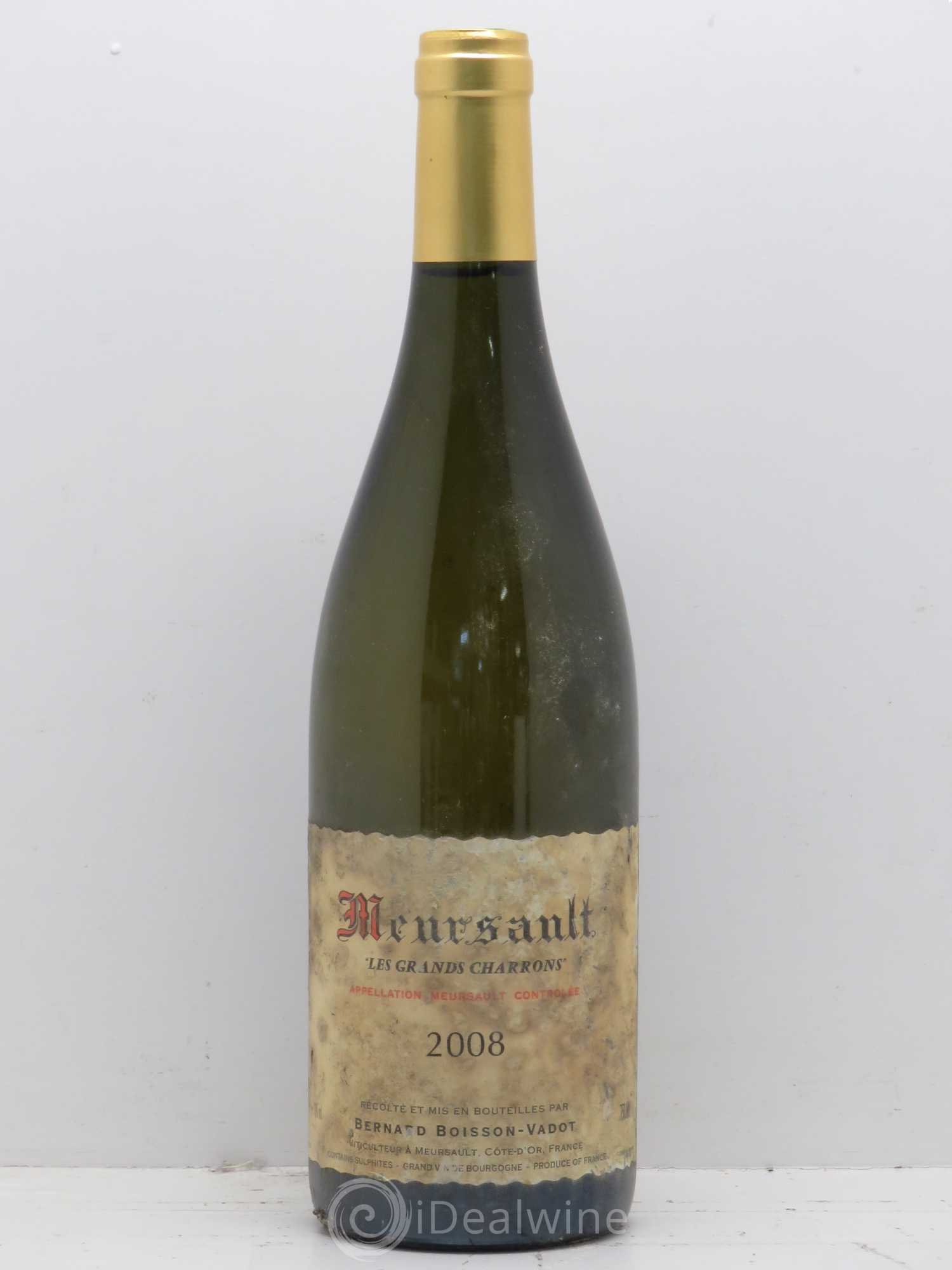 Meursault Les Grands Charrons Boisson-Vadot (Domaine) 2008 - Lot de 1 bouteille - 0