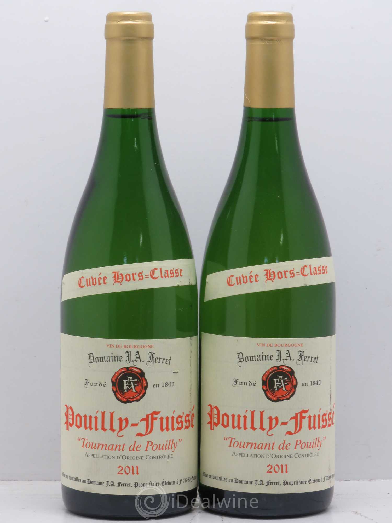 Pouilly-Fuissé Tournant De Hors Classe Ferret 2011 - Posten von 2 Flaschen - 0