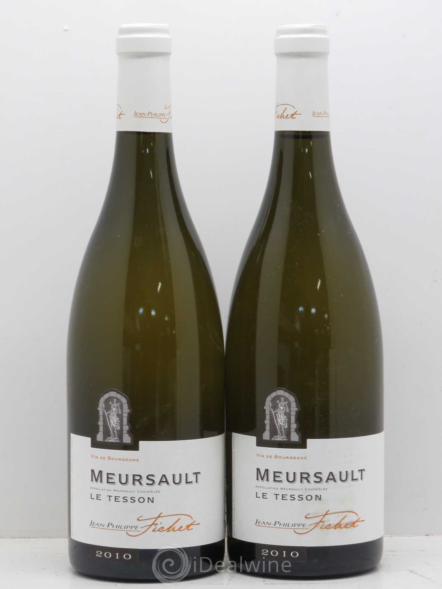 Meursault Les Tessons Jean-Philippe Fichet 2010 - Lot de 2 bouteilles - 0