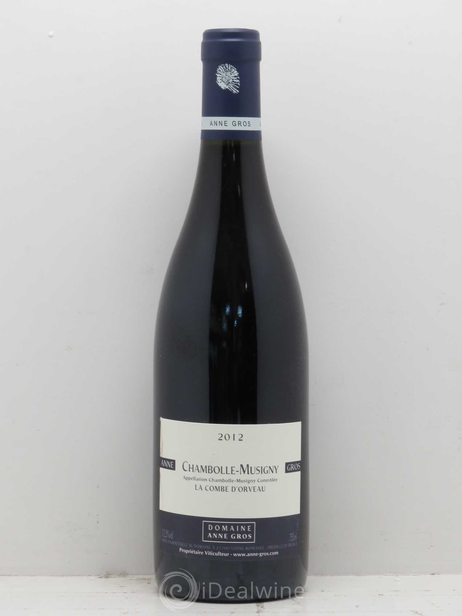 Chambolle-Musigny La Combe d'Orveau Anne Gros 2012 - Lot de 1 bouteille - 0