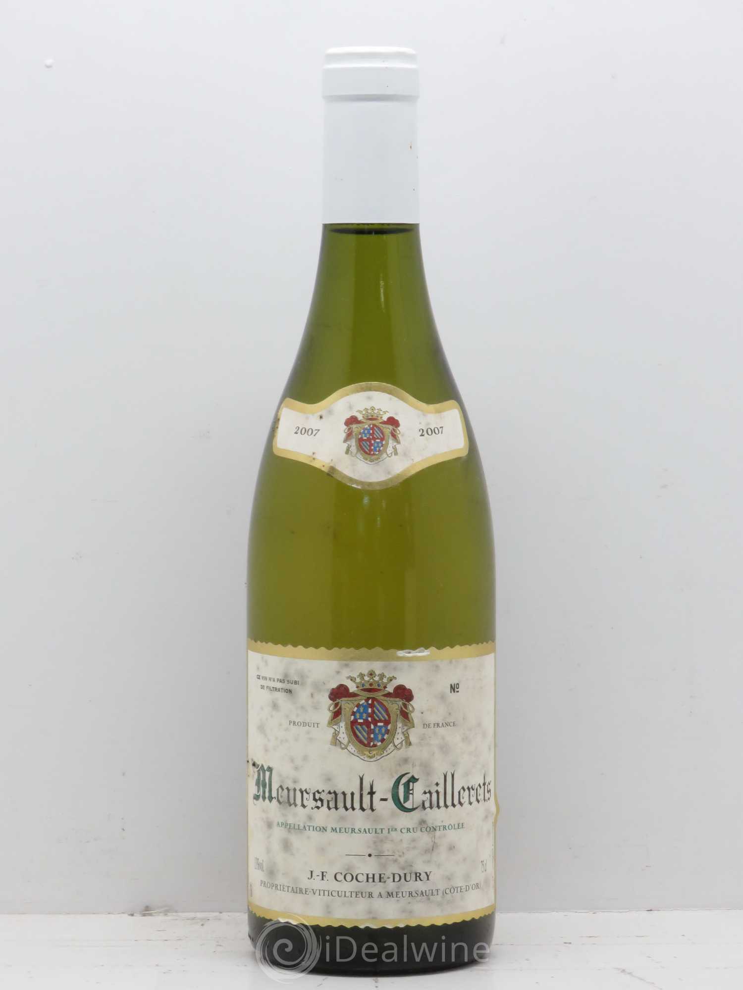 Meursault 1er Cru Caillerets Coche Dury (Domaine) 2007 - Lot de 1 bouteille - 0