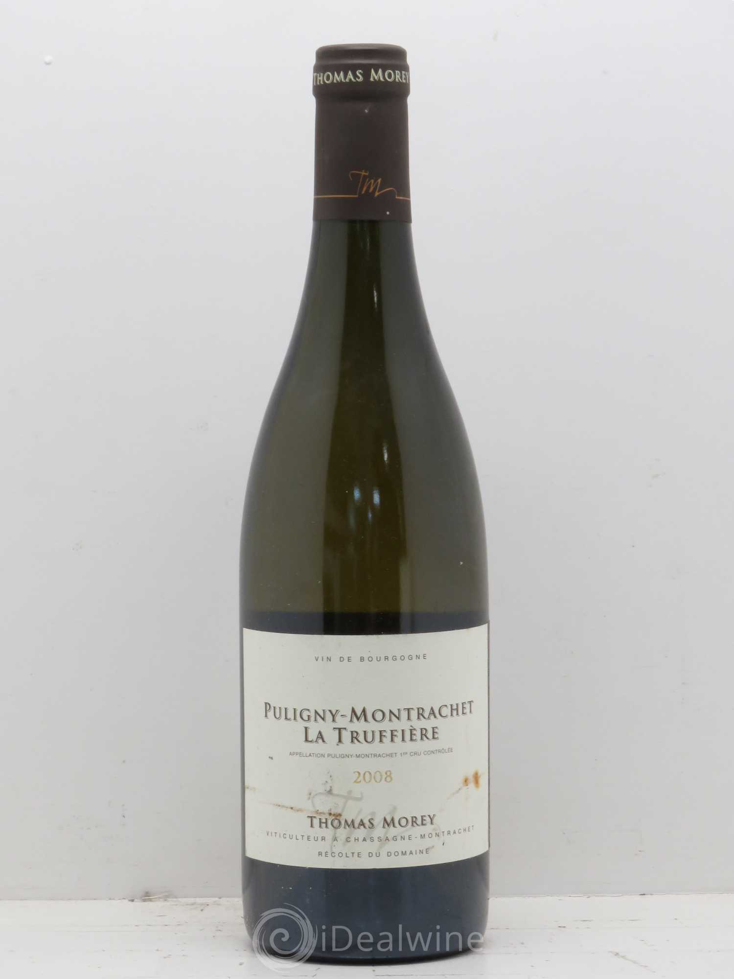 Puligny-Montrachet 1er Cru La Truffiere T. Morey (sans prix de réserve) 2008 - Posten von 1 Flasche - 0