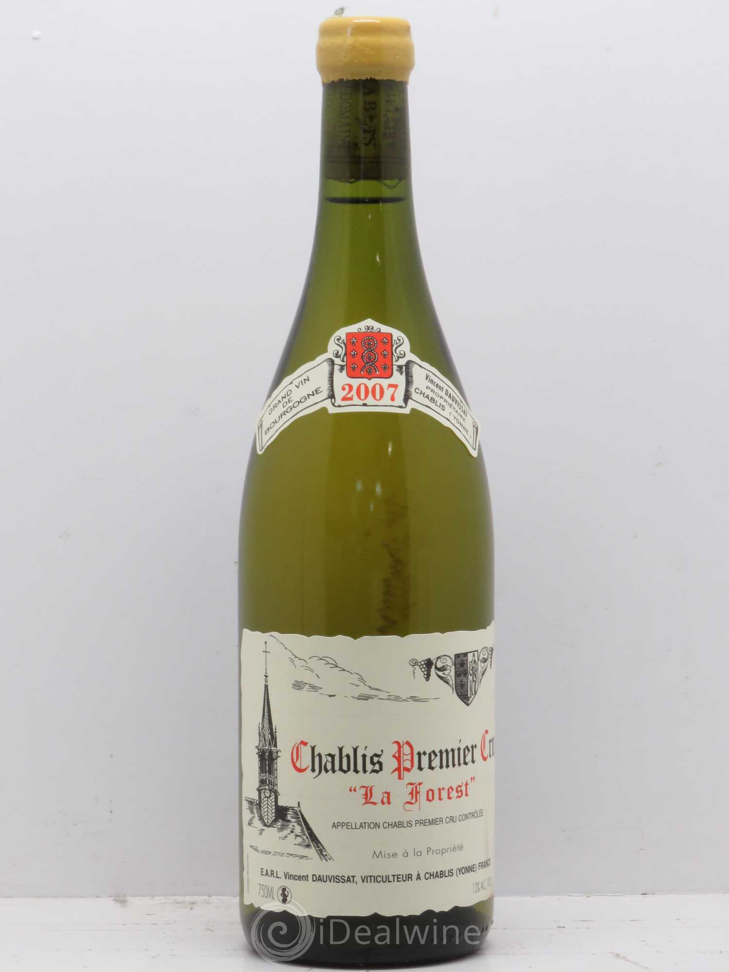 Chablis 1er Cru La Forest Vincent Dauvissat (Domaine) 2007 - Lot de 1 bouteille - 0