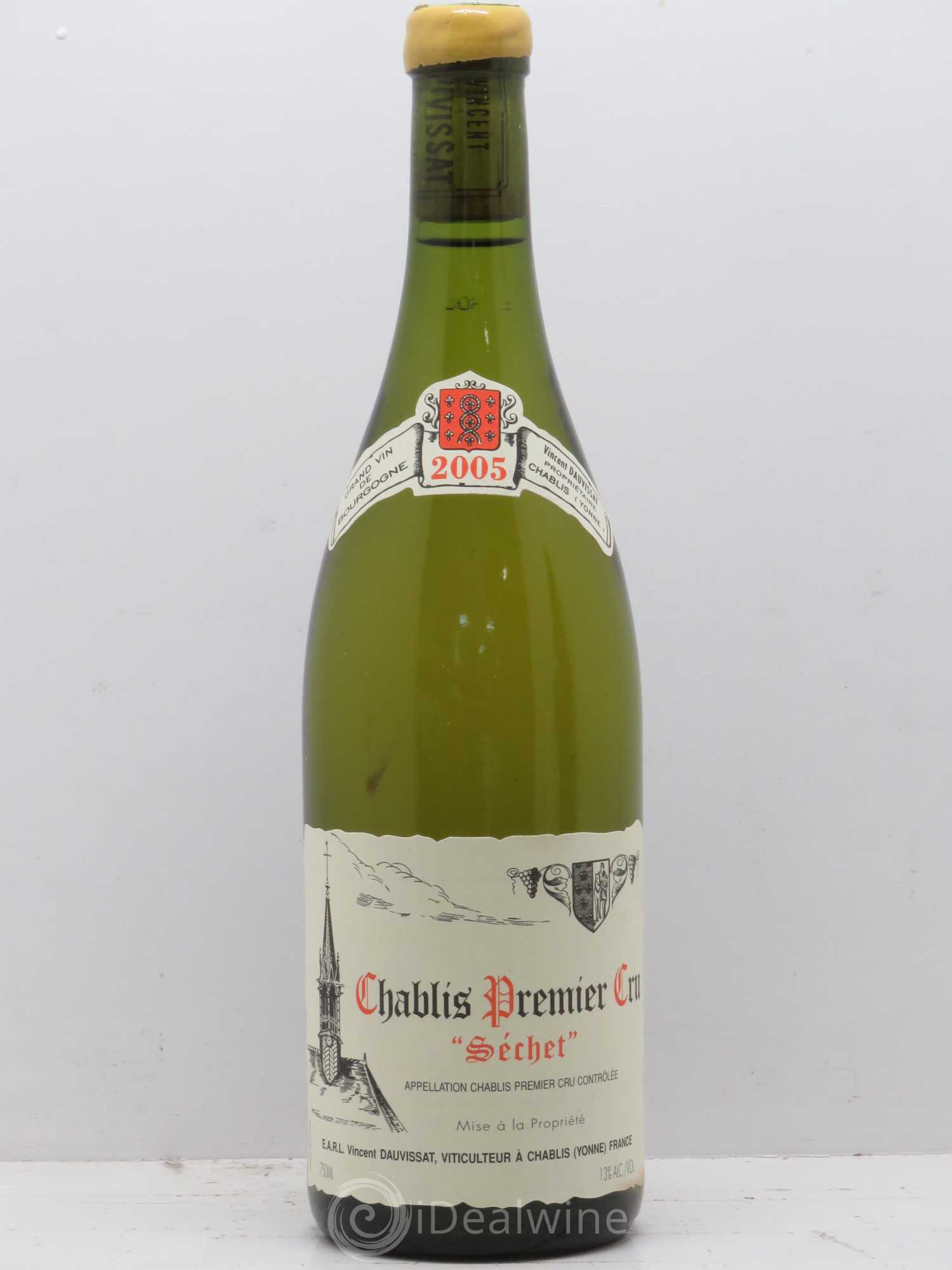 Chablis 1er Cru Séchet Vincent Dauvissat (Domaine) 2005 - Lot de 1 bouteille - 0