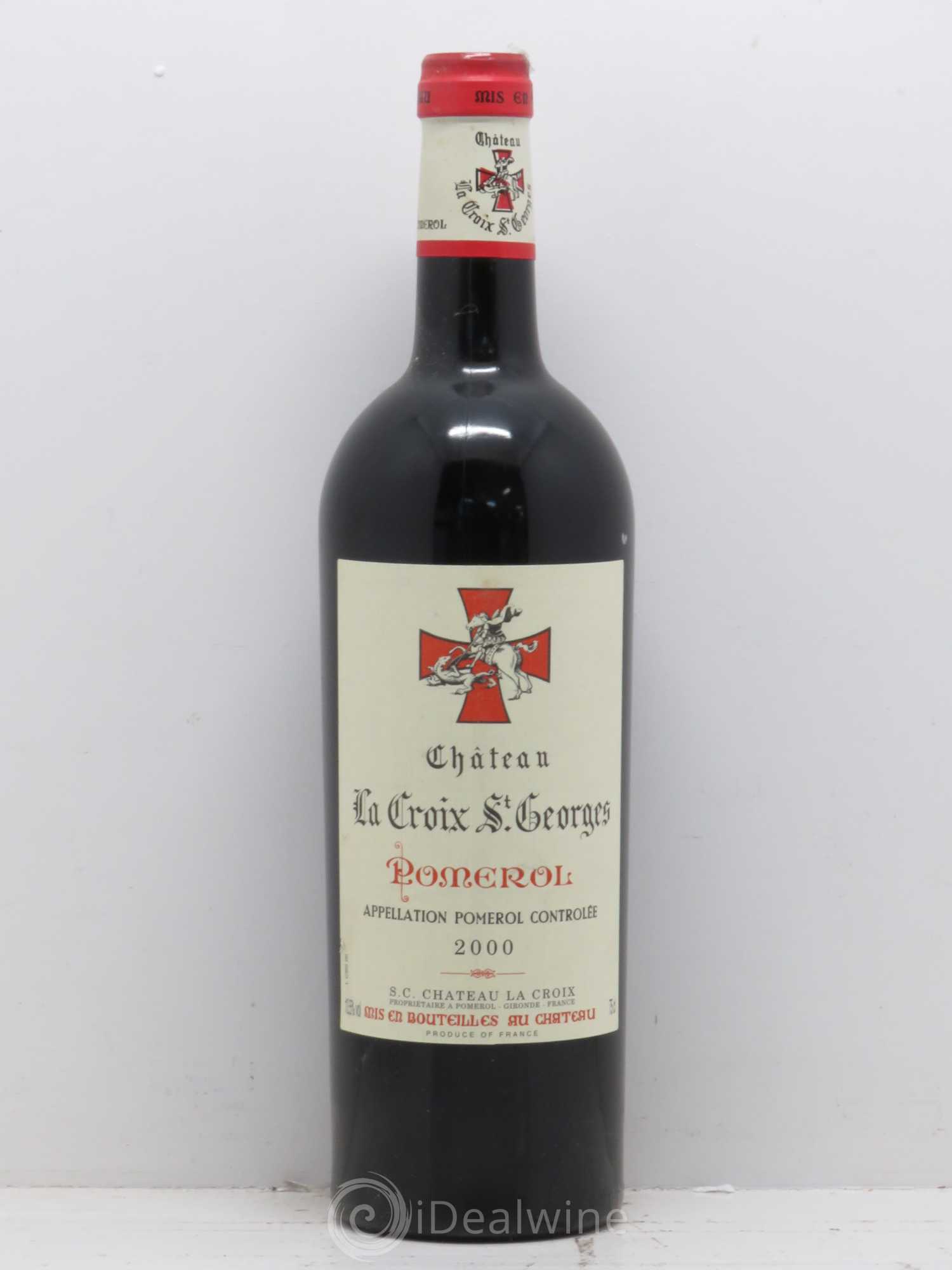 Château la Croix Saint-Georges 2000 - Lot de 1 bouteille - 0