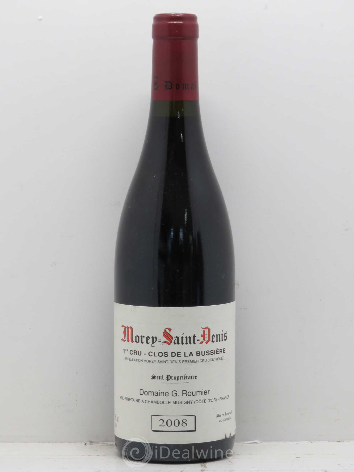 Morey-Saint-Denis 1er Cru Clos de la Bussière Georges Roumier (Domaine) 2008 - Lot de 1 bouteille - 0