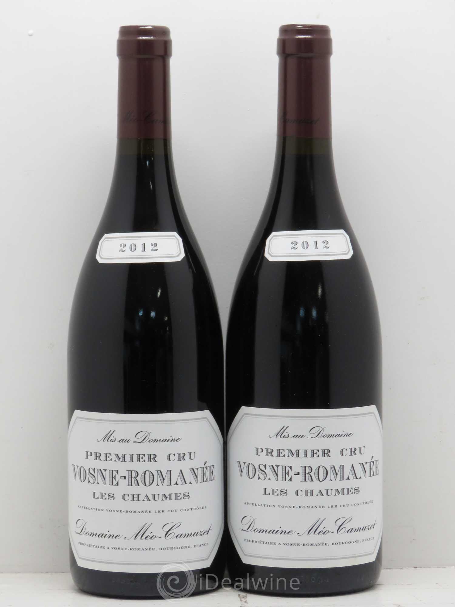 Vosne-Romanée 1er Cru Les Chaumes Méo-Camuzet (Domaine) 2012 - Lotto di 2 bottiglie - 0