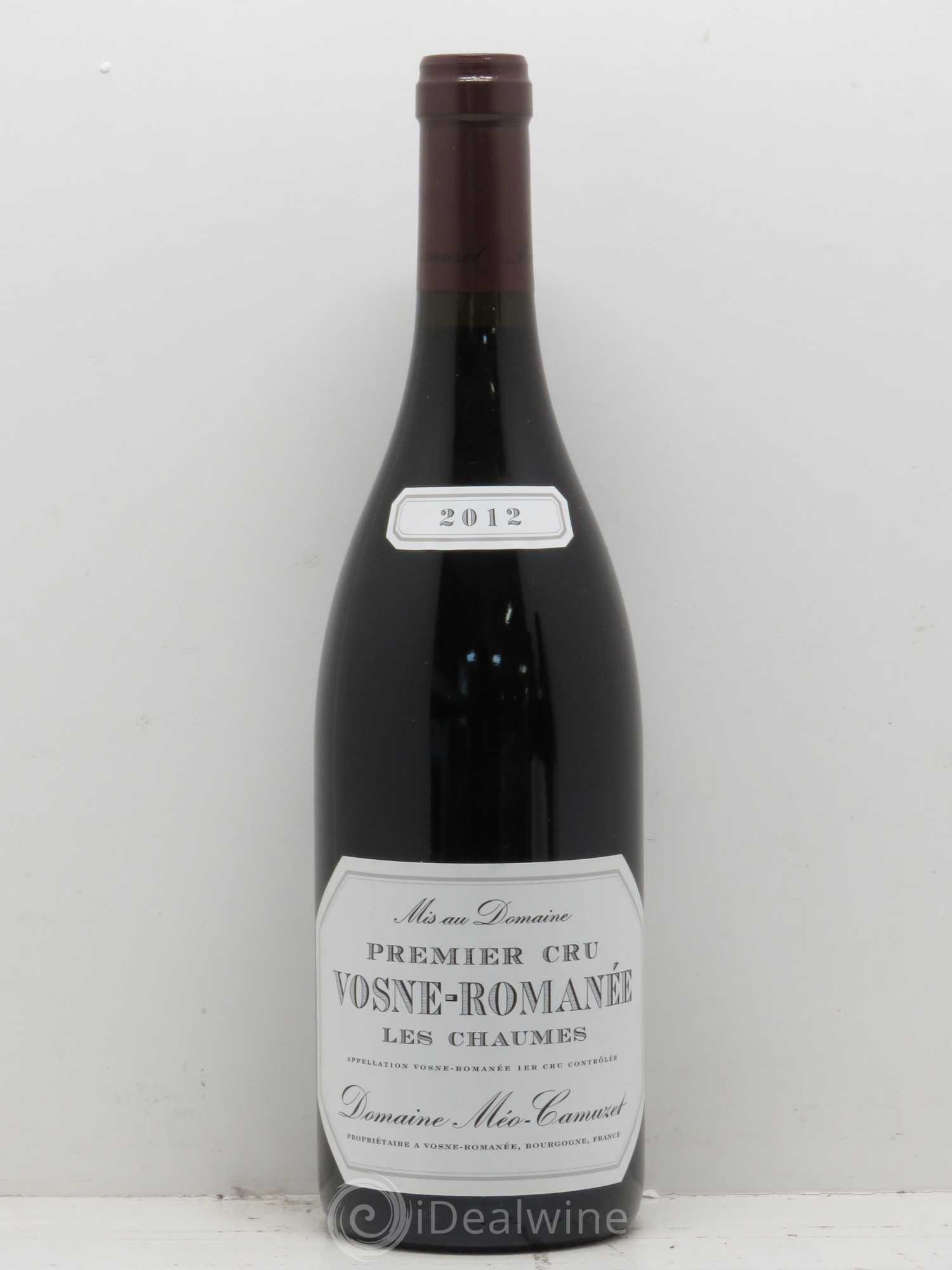 Vosne-Romanée 1er Cru Les Chaumes Méo-Camuzet (Domaine) 2012 - Lot de 1 bouteille - 0