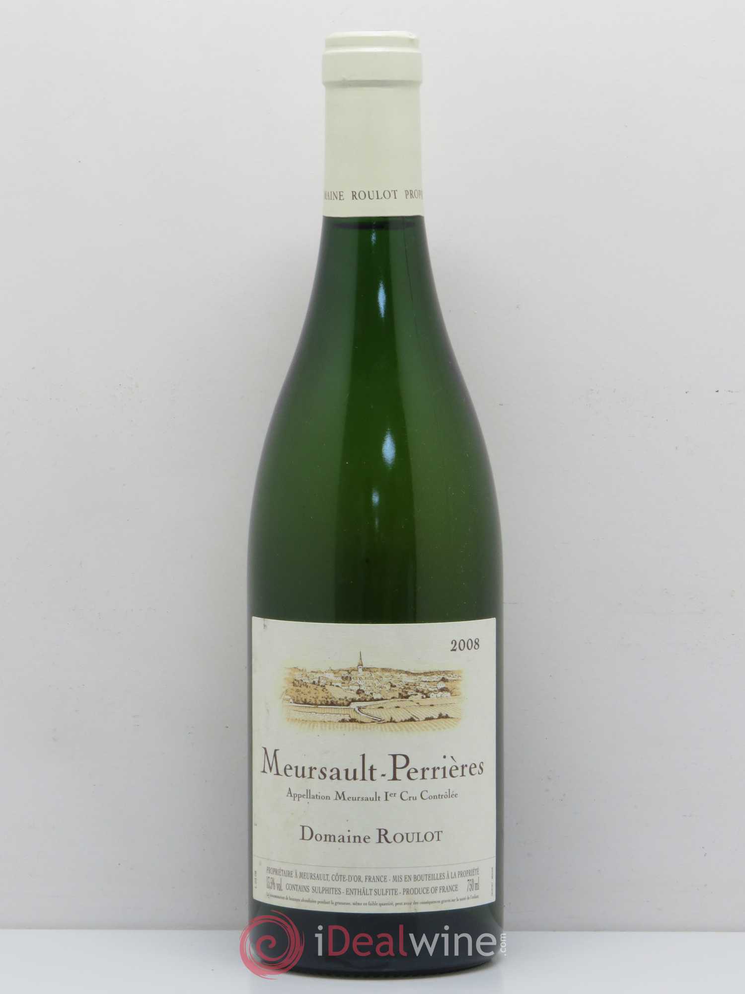 Meursault 1er Cru Perrières Roulot (Domaine) 2008 - Lot de 1 bouteille - 0