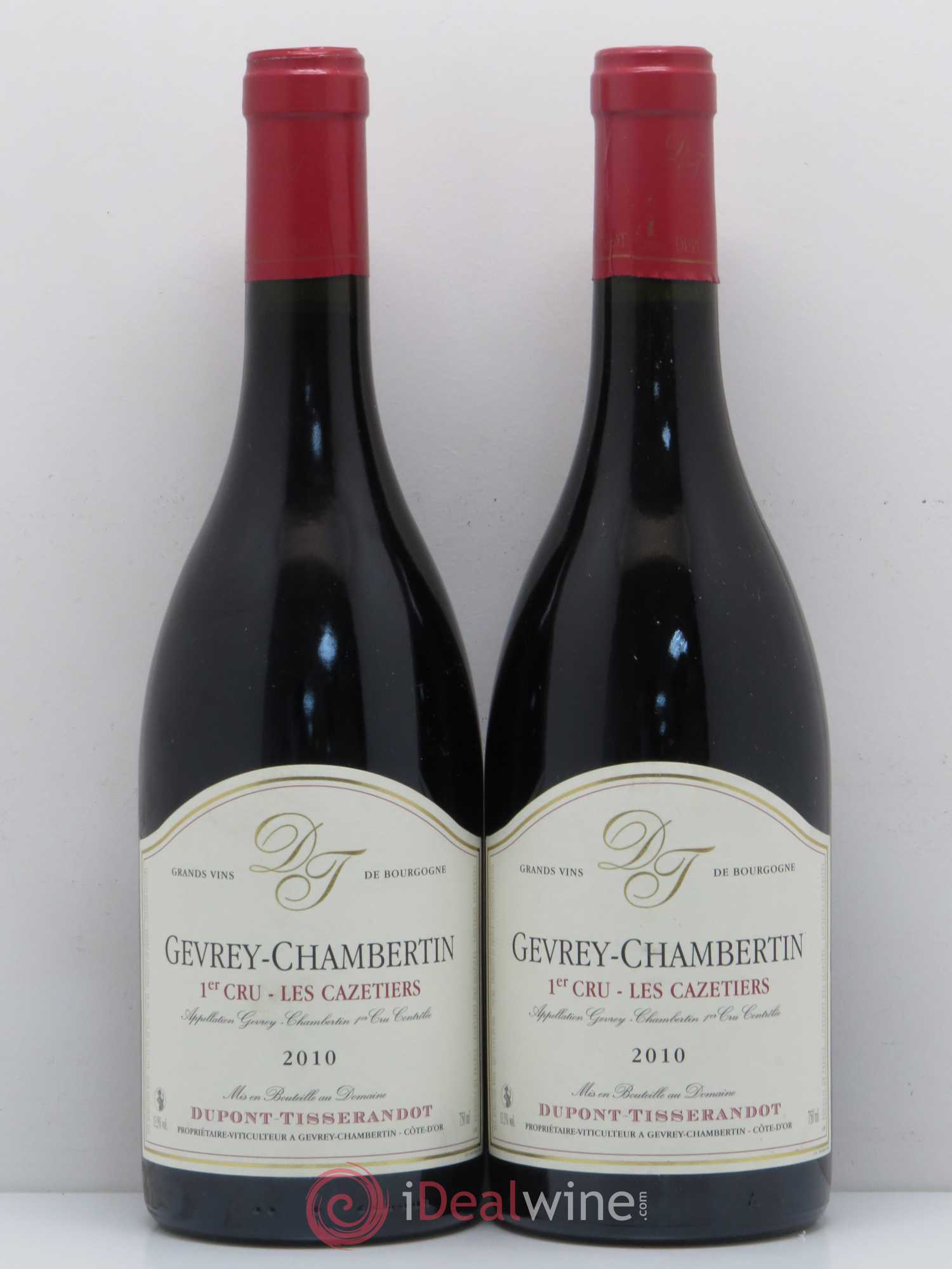 Gevrey-Chambertin 1er Cru Cazetiers Dupont-Tisserandot (Domaine) 2010 - Lot de 2 bouteilles - 0