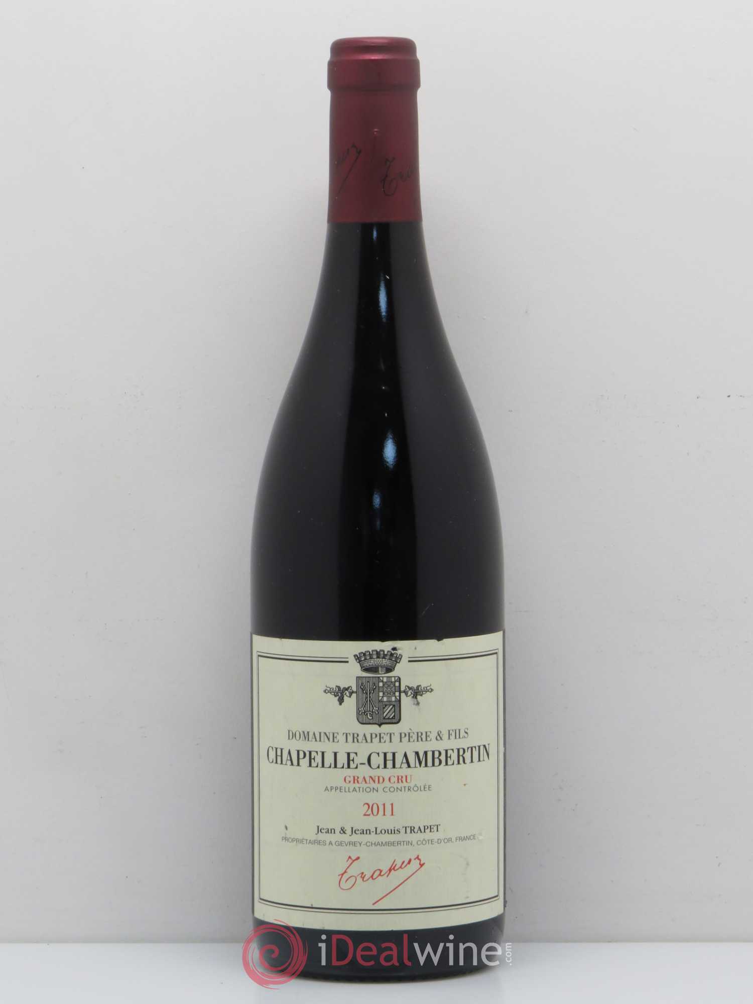 Chapelle-Chambertin Grand Cru Domaine Trapet 2011 - Lot de 1 bouteille - 0