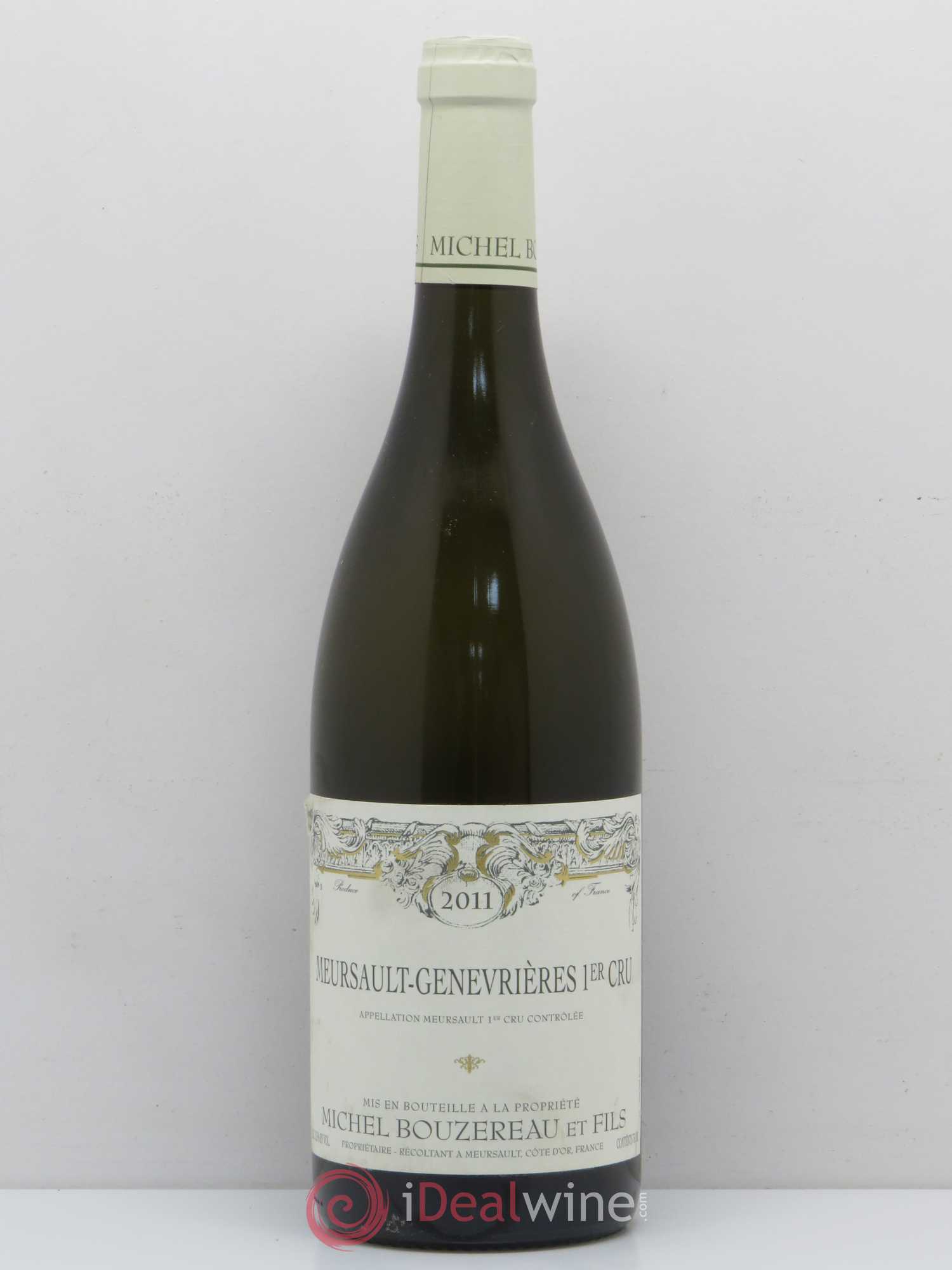 Meursault 1er Cru Les Genevrières Michel Bouzereau et Fils (Domaine) 2011 - Lot de 1 bouteille - 0