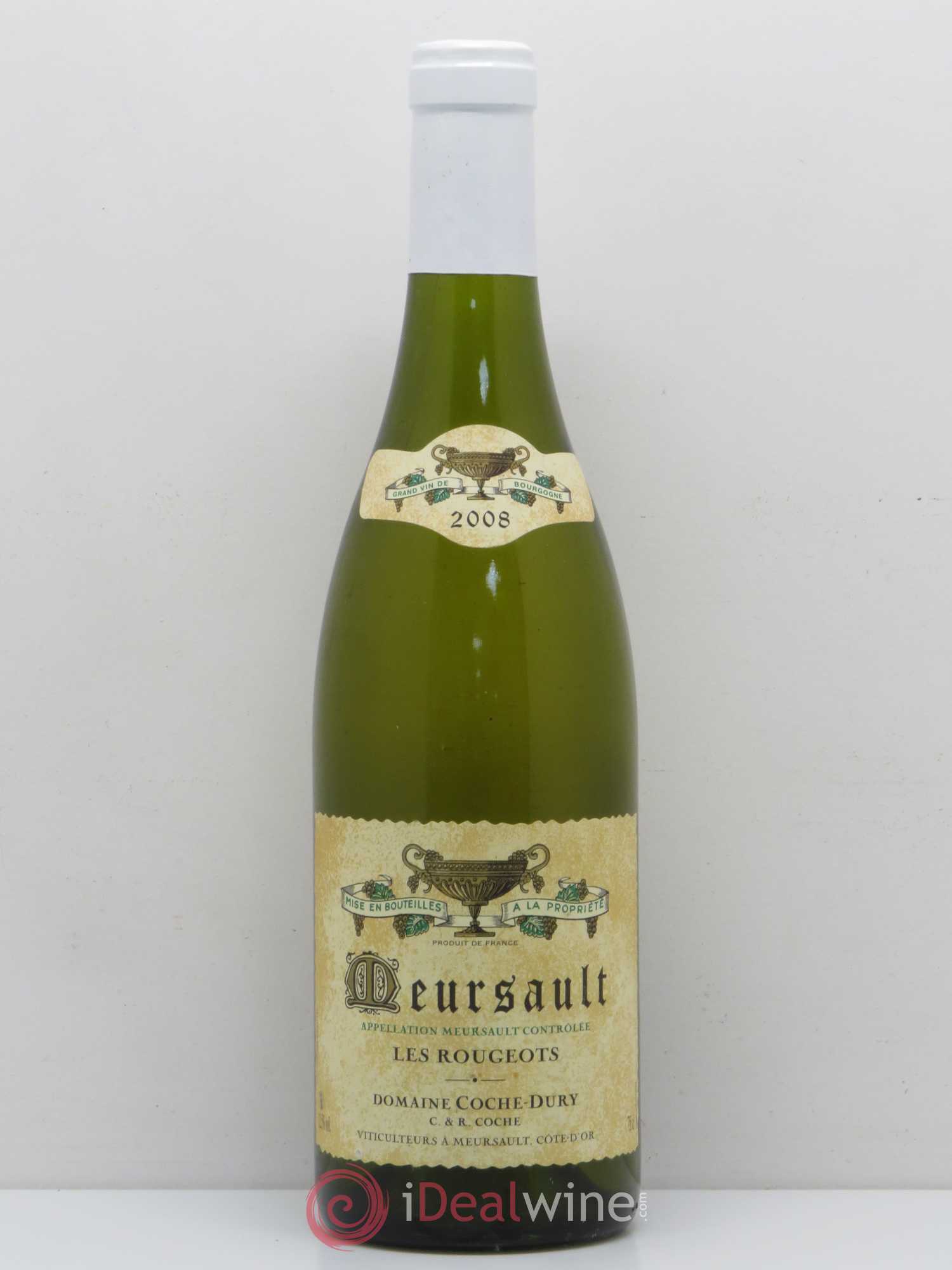 Meursault Les Rougeots Coche Dury (Domaine) 2008 - Lot de 1 bouteille - 0