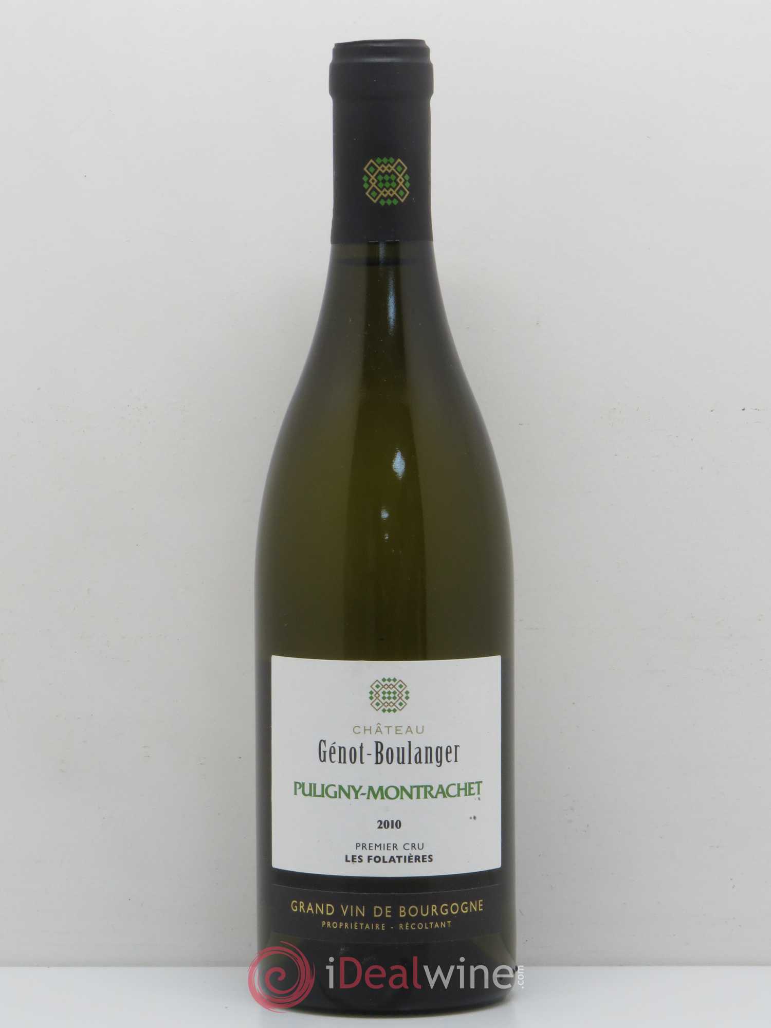 Puligny-Montrachet 1er Cru Les Folatieres Genot Boulanger 2010 - Posten von 1 Flasche - 0