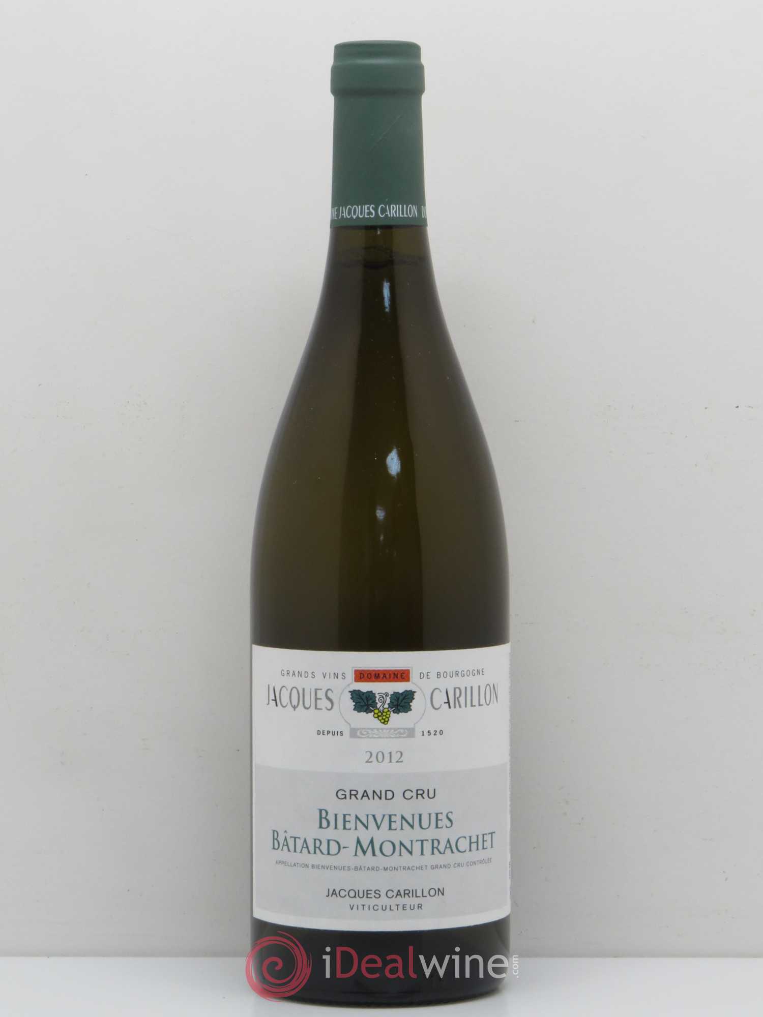 Bienvenues-Bâtard-Montrachet Grand Cru Jacques Carillon 2012 - Lot de 1 bouteille - 0