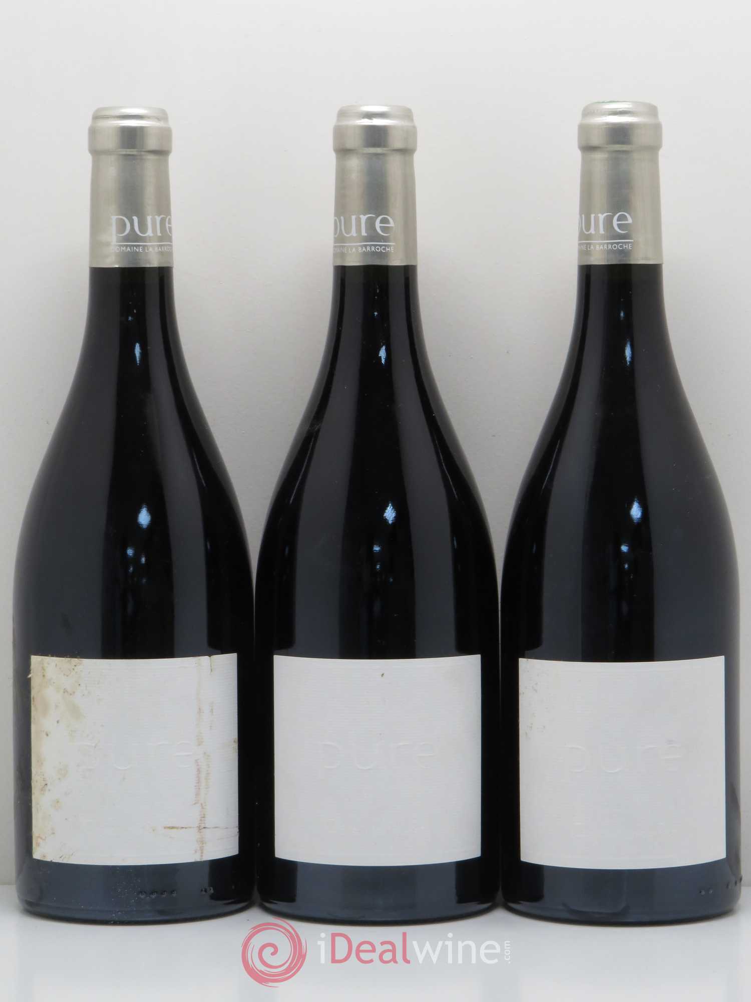Châteauneuf-du-Pape Cuvée Pure Domaine La Barroche 2010 - Lot de 3 bouteilles - 0