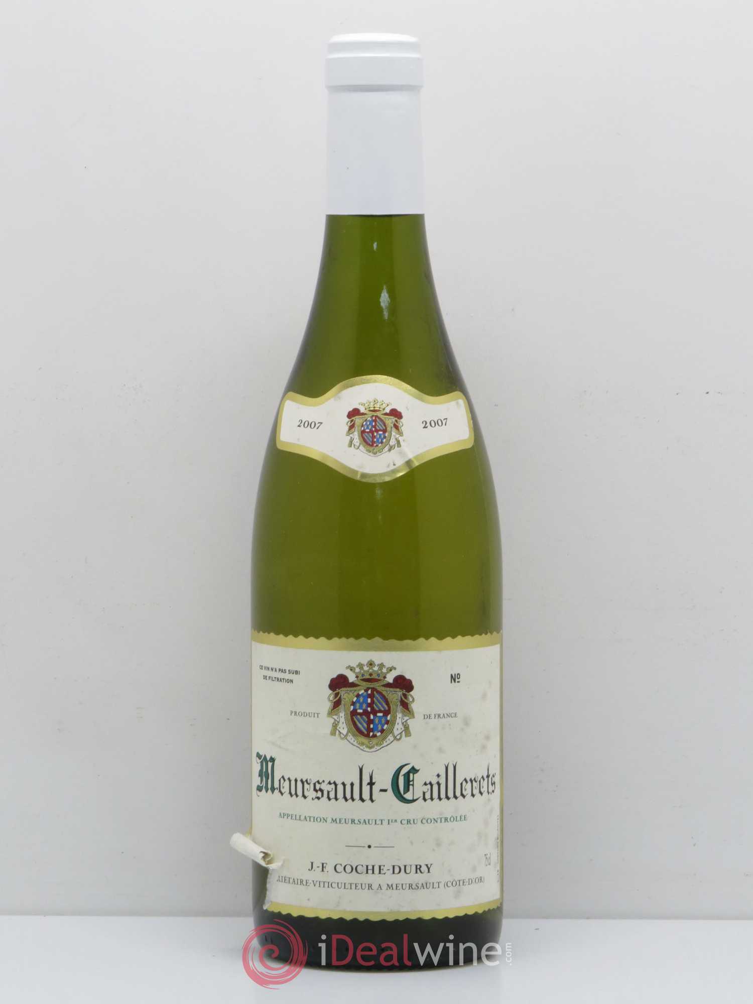 Meursault 1er Cru Caillerets Coche Dury (Domaine) 2007 - Lot de 1 bouteille - 0