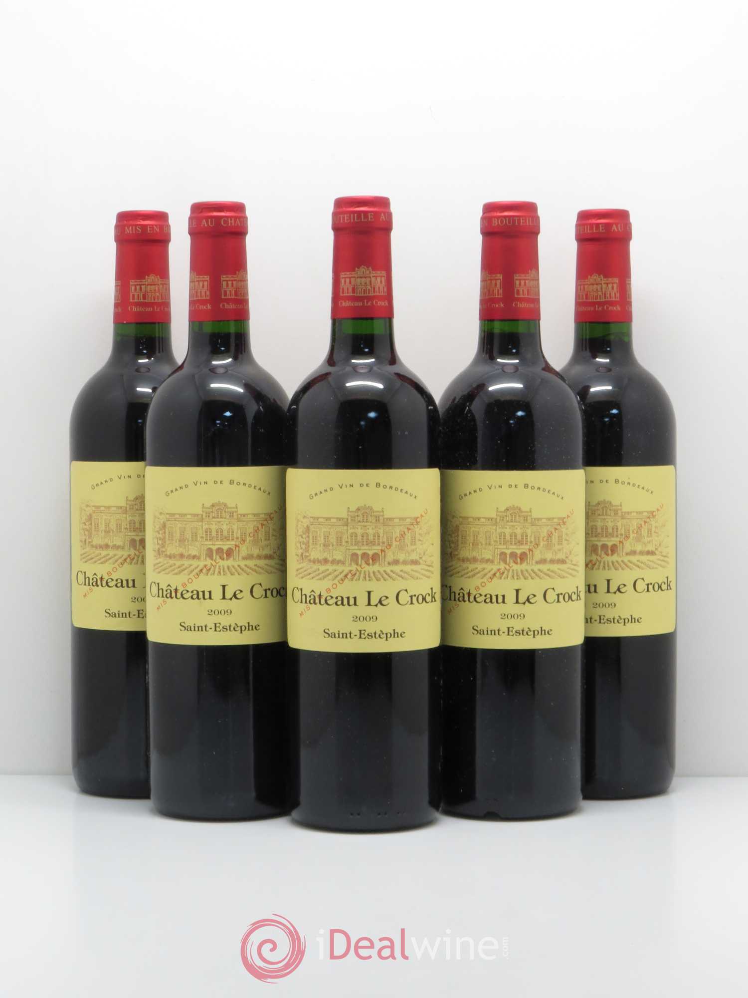 Château le Crock Cru Bourgeois 2009 - Lot de 5 bouteilles - 0