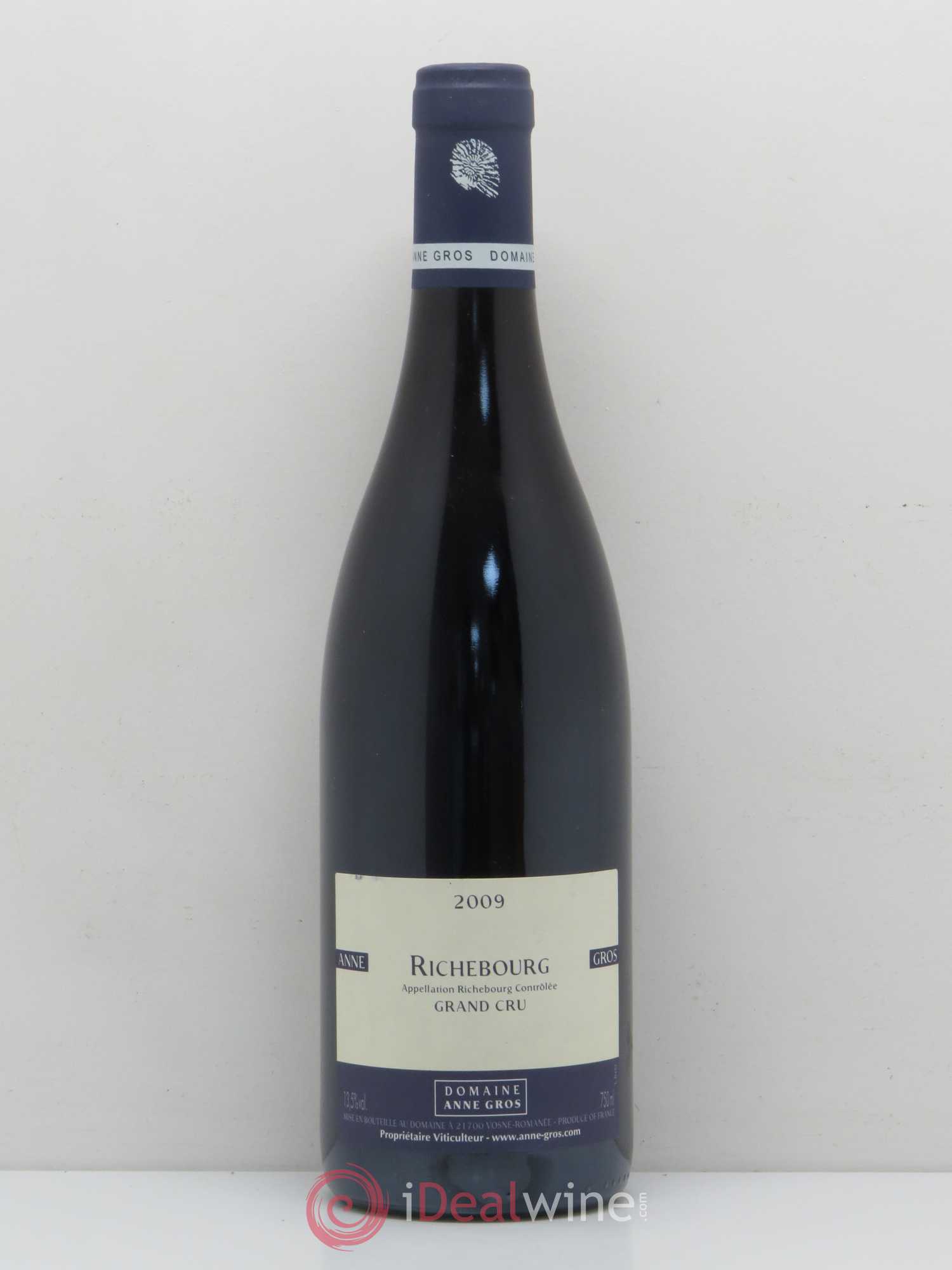Richebourg Grand Cru Anne Gros 2009 - Lot de 1 bouteille - 0