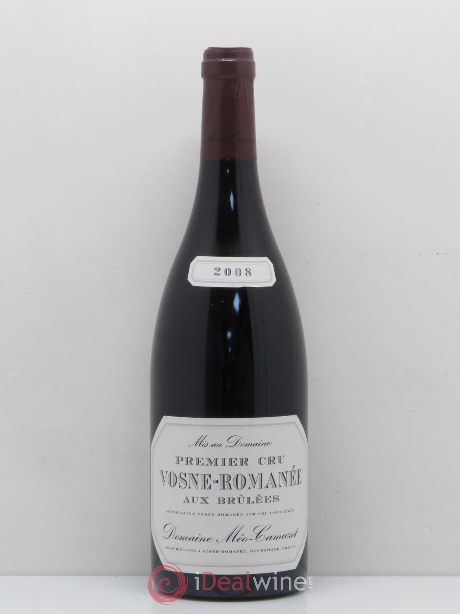 Vosne-Romanée 1er Cru Aux Brûlées Méo-Camuzet (Domaine) 2008 - Lot de 1 bouteille - 0