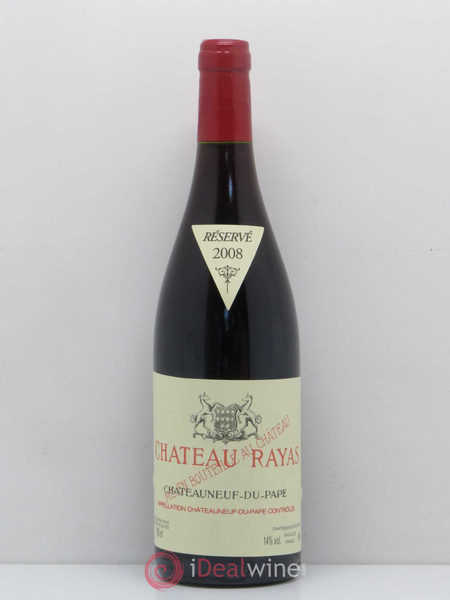 Châteauneuf-du-Pape Château Rayas Emmanuel Reynaud 2008 - Lot de 1 bouteille - 0