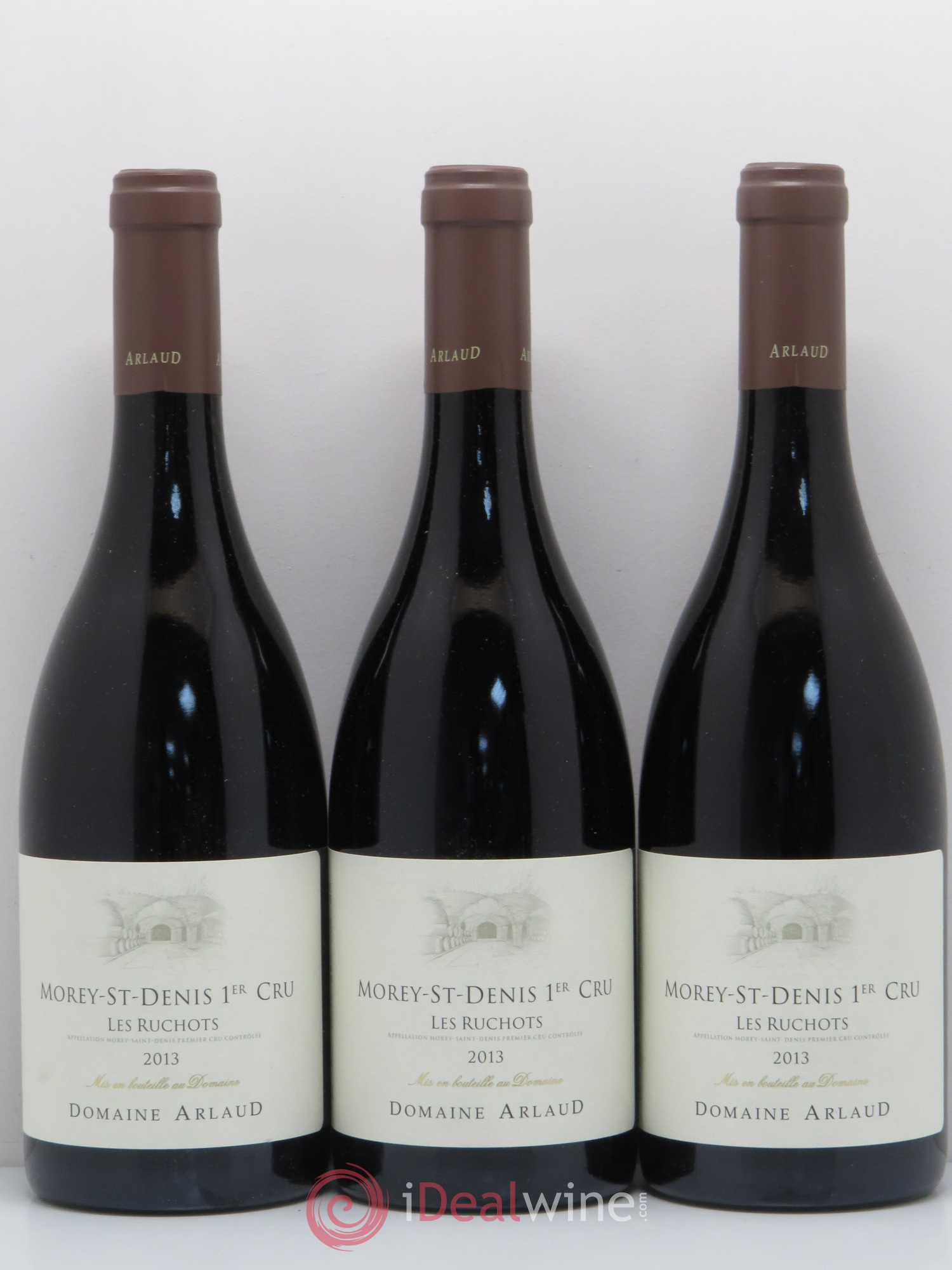 Morey-Saint-Denis 1er Cru Les Ruchots Arlaud 2013 - Lot de 3 bouteilles - 0
