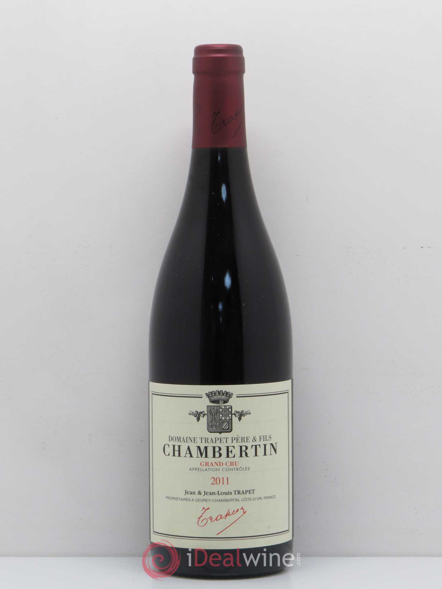 Chambertin Grand Cru Domaine Trapet 2011 - Lot de 1 bouteille - 0