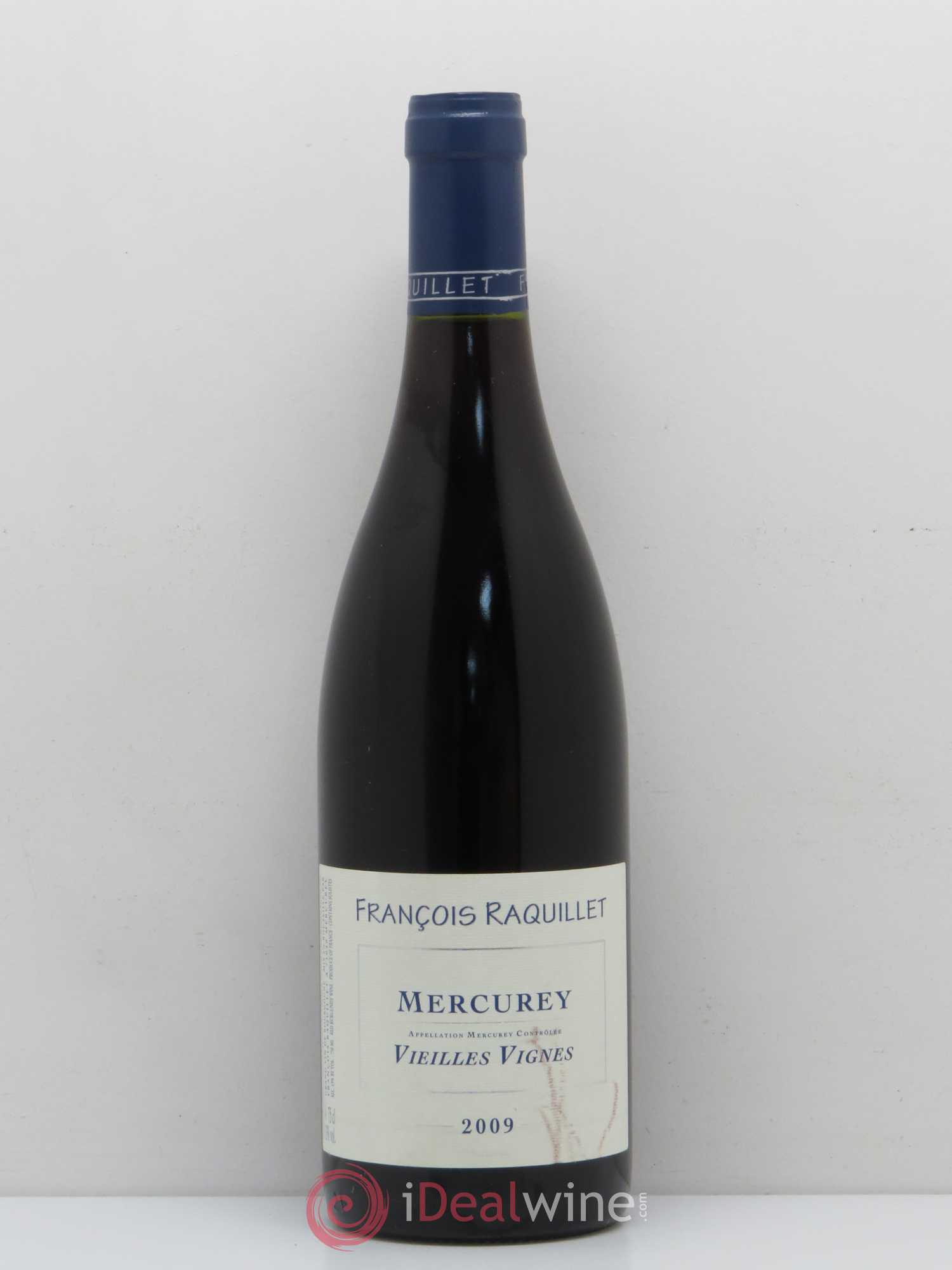 Mercurey Vieilles Vignes François Raquillet 2009 - Lot de 1 bouteille - 0