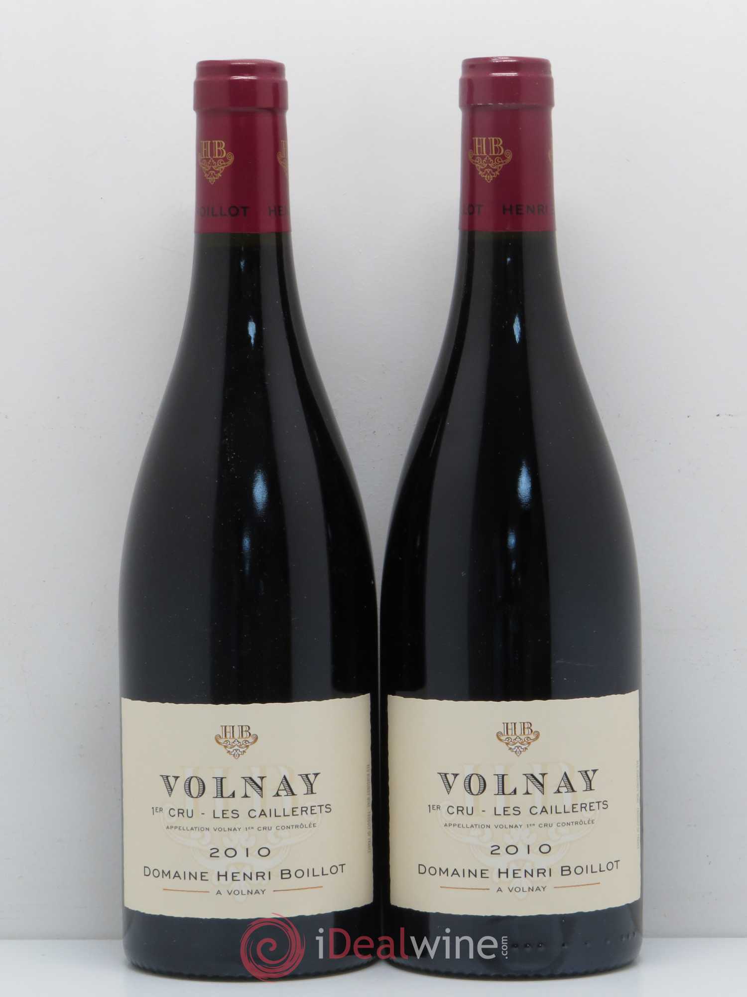 Volnay 1er Cru Les Caillerets Henry Boillot 2010 - Posten von 2 Flaschen - 0