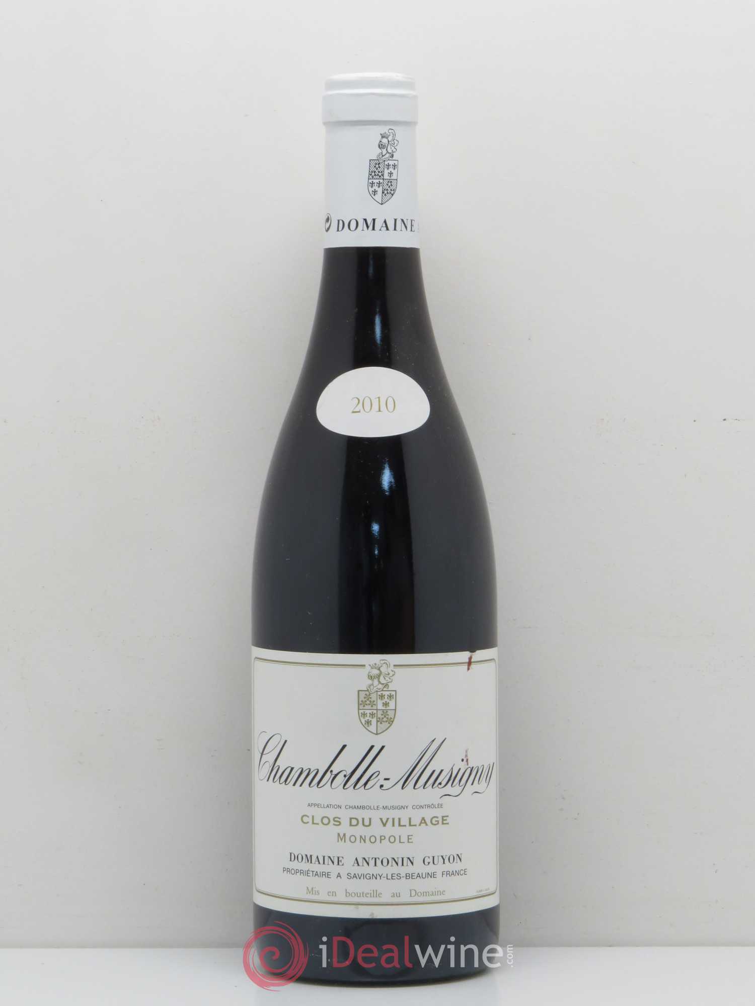 Chambolle-Musigny Clos Du Village Guyon 2010 - Posten von 1 Flasche - 0