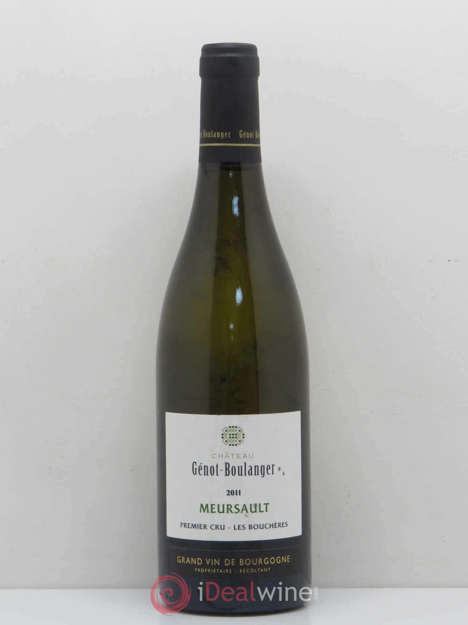 Meursault 1er Cru Les Boucheres Genot Boulanger 2011 - Posten von 1 Flasche - 0