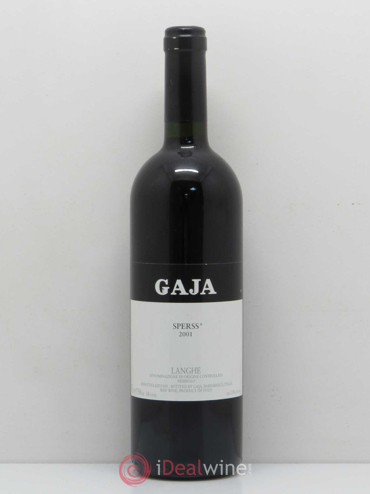 Langhe Sperss Angelo Gaja 2001 - Lot de 1 bouteille - 0