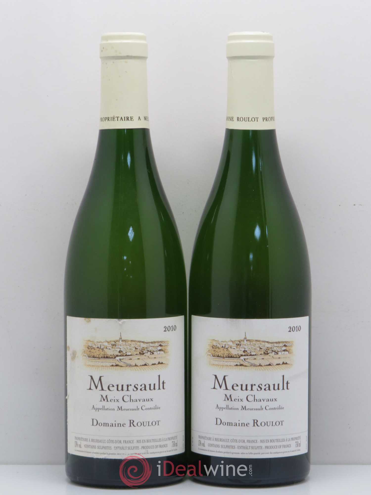 Meursault Meix Chavaux Roulot (Domaine) 2010 - Lot de 2 bouteilles - 0