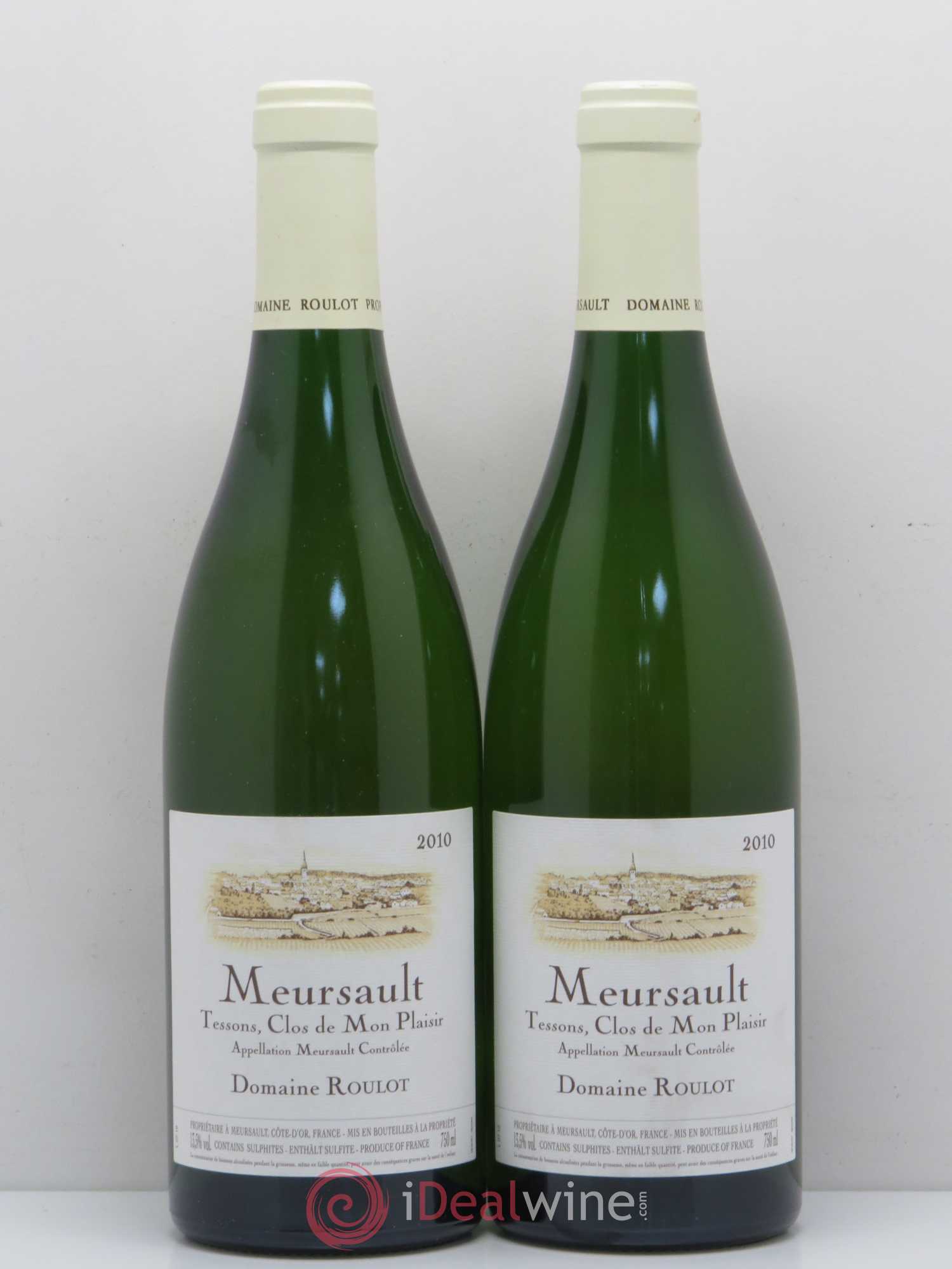 Meursault Les Tessons Clos de Mon plaisir Roulot (Domaine) 2010 - Lot de 2 bouteilles - 0