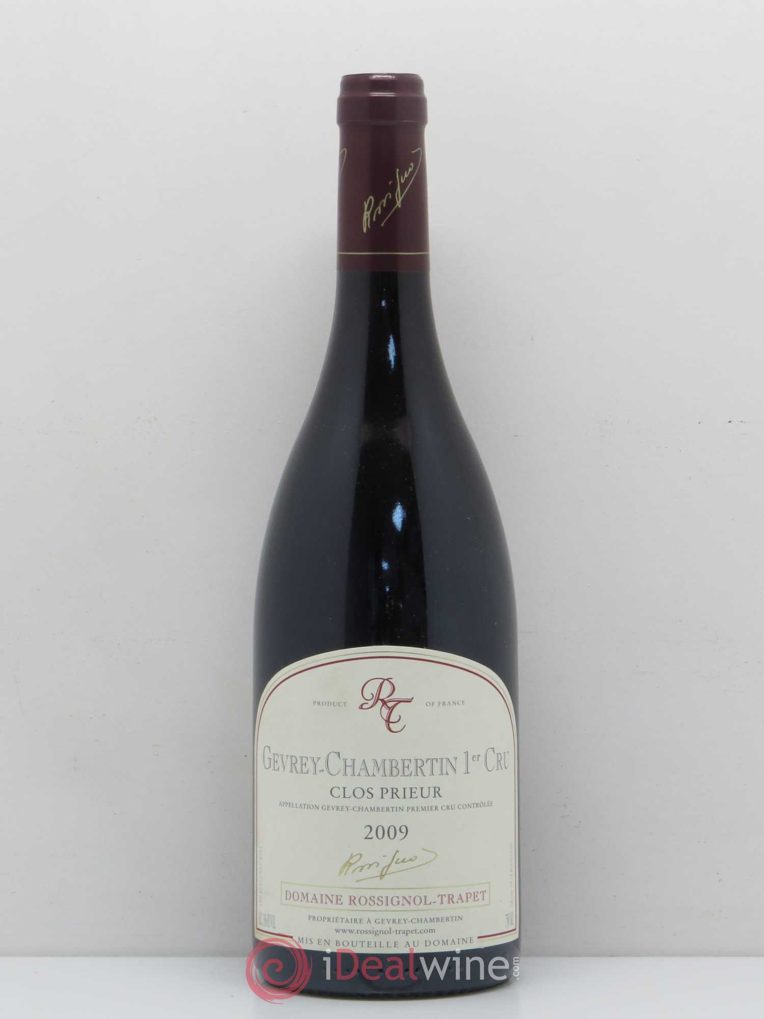 Gevrey-Chambertin 1er Cru Clos Prieur Rossignol-Trapet (Domaine) 2009 - Lot de 1 bouteille - 0