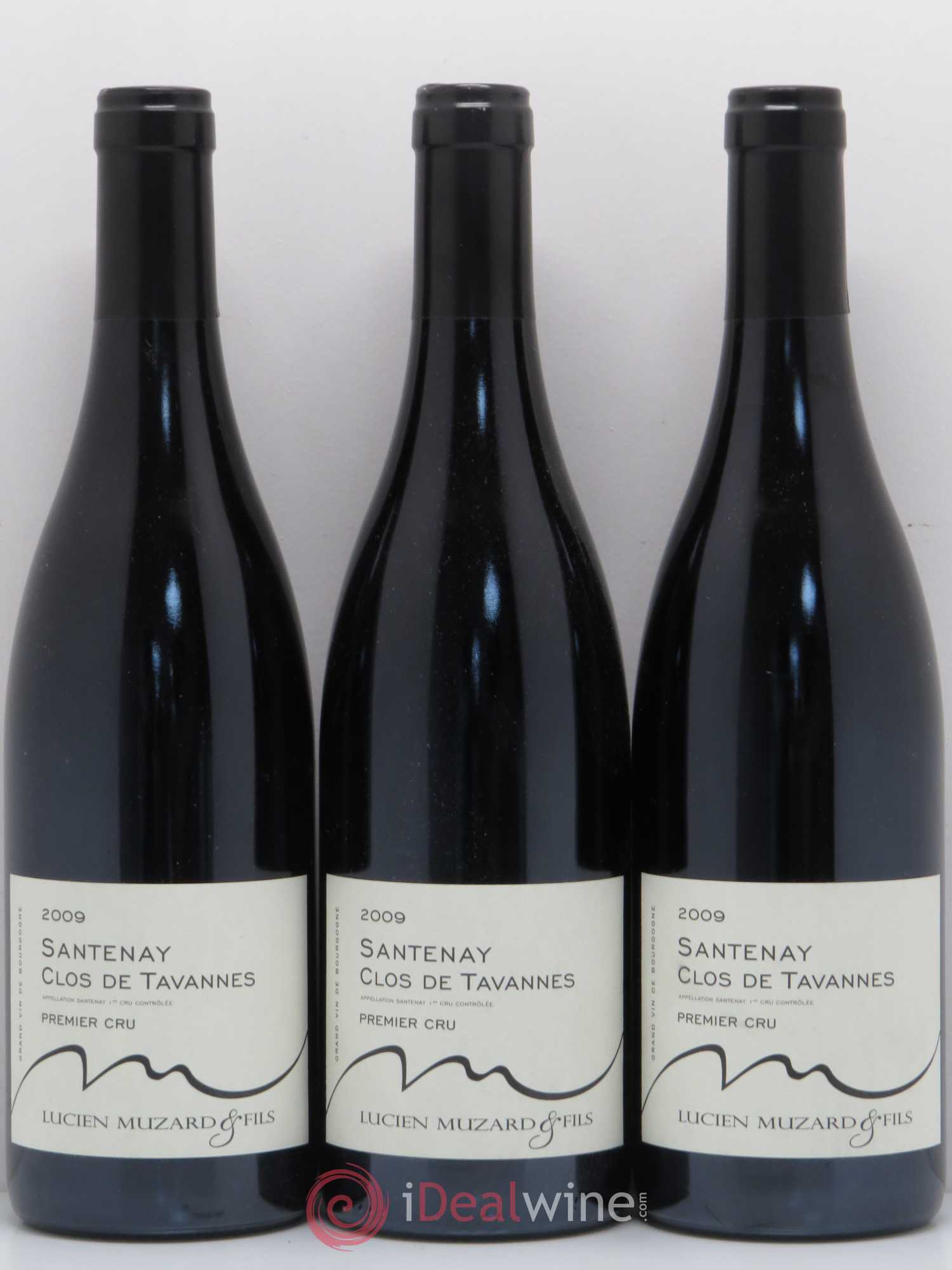 Santenay 1er Cru Clos de Tavannes Lucien Muzard et Fils 2009 - Lot de 3 bouteilles - 0