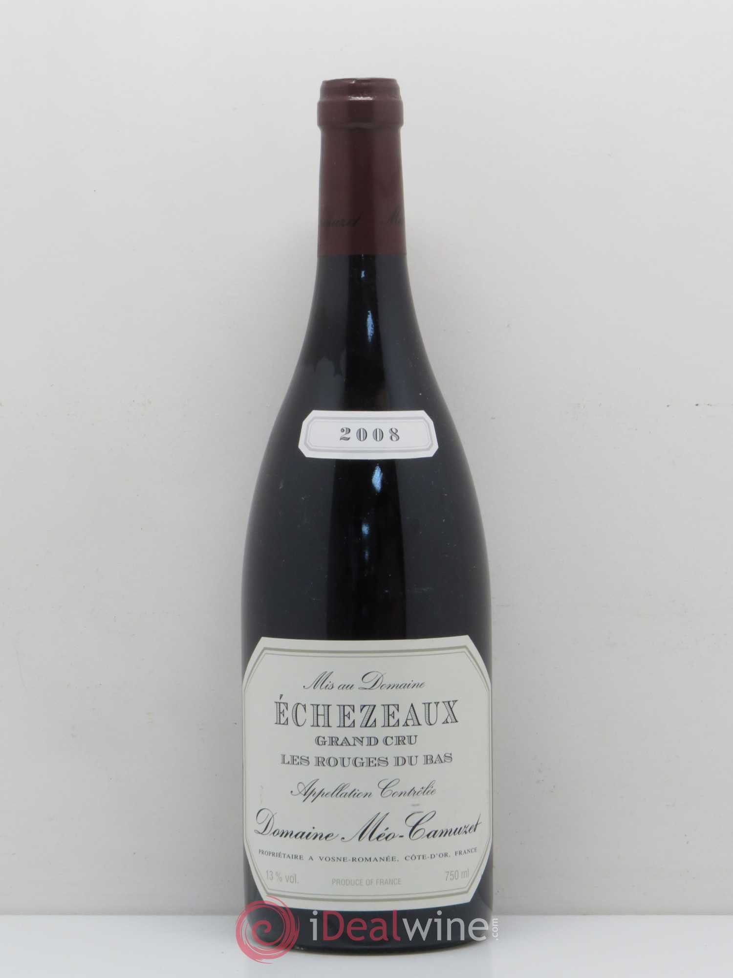 Echezeaux Grand Cru Les Rouges du Bas Méo-Camuzet (Domaine) Les rouges du bas 2008 - Lotto di 1 bottiglia - 0
