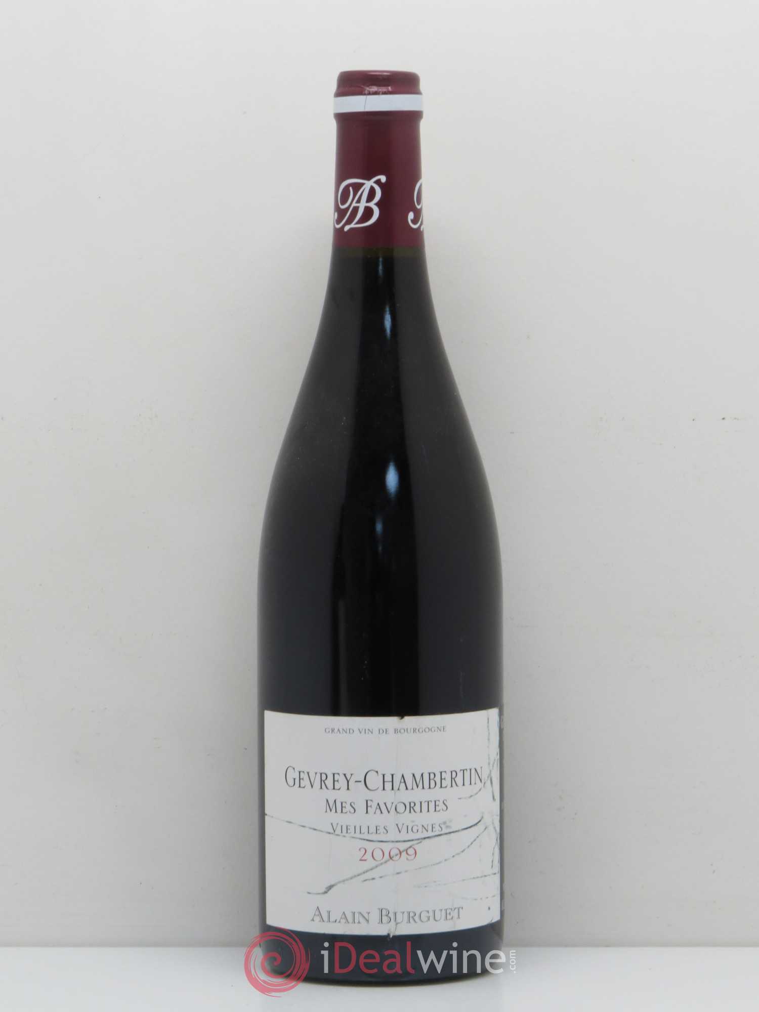Gevrey-Chambertin Mes Favorites Vieilles vignes Burguet 2009 - Posten von 1 Flasche - 0
